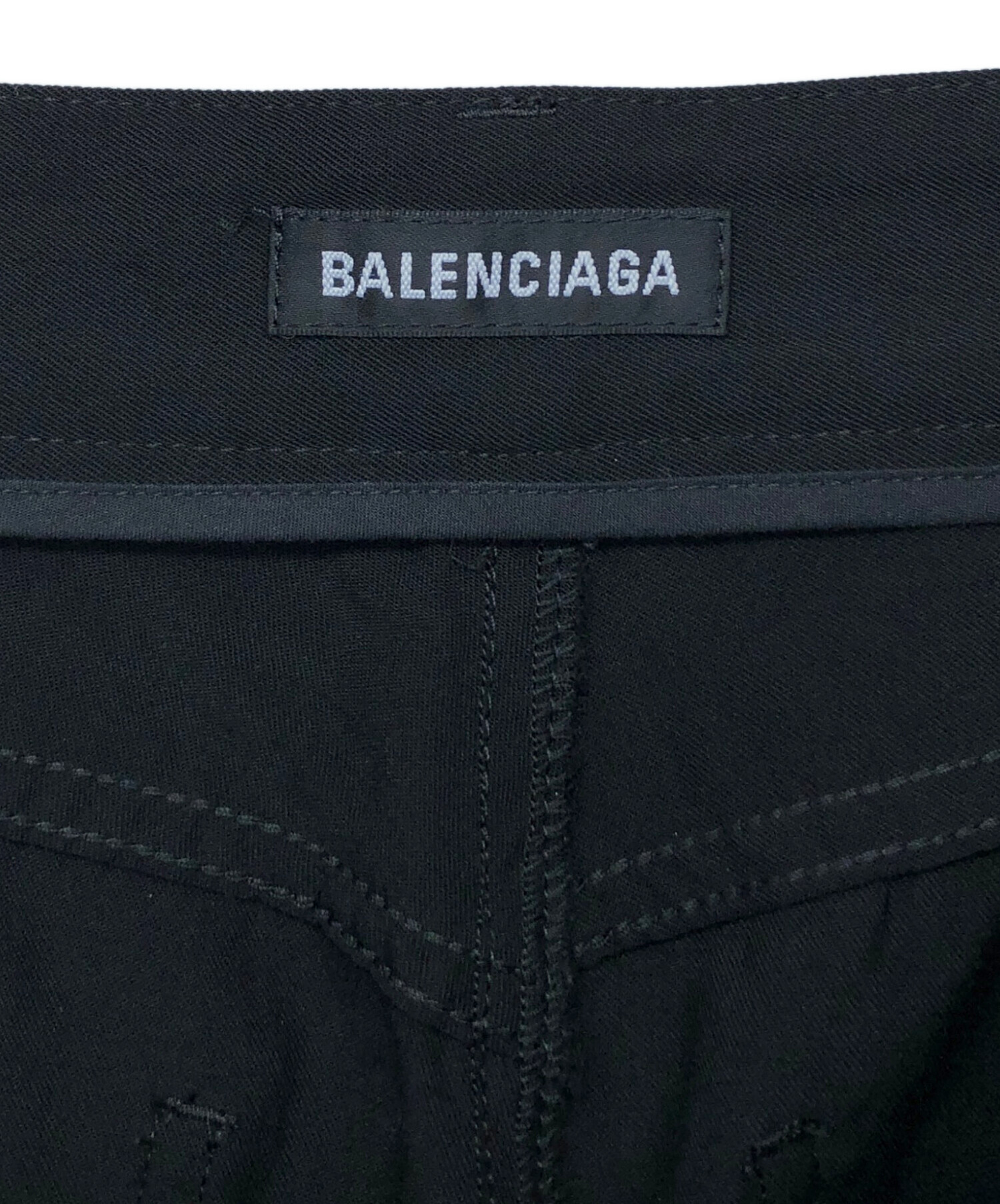 中古・古着通販】BALENCIAGA (バレンシアガ) スラックス ブラック