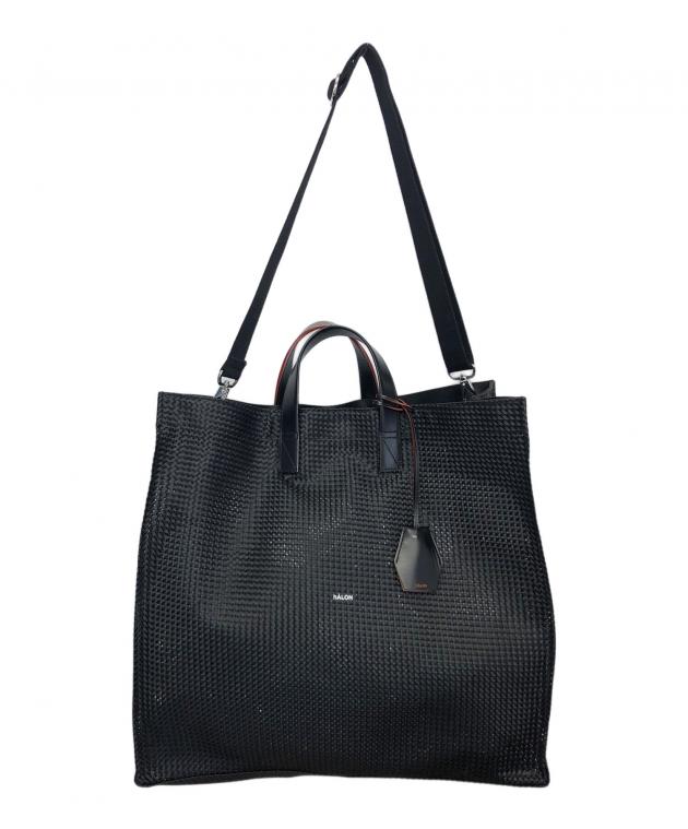 中古・古着通販】hALON (アーロン) メッシュトートバッグ ブラック
