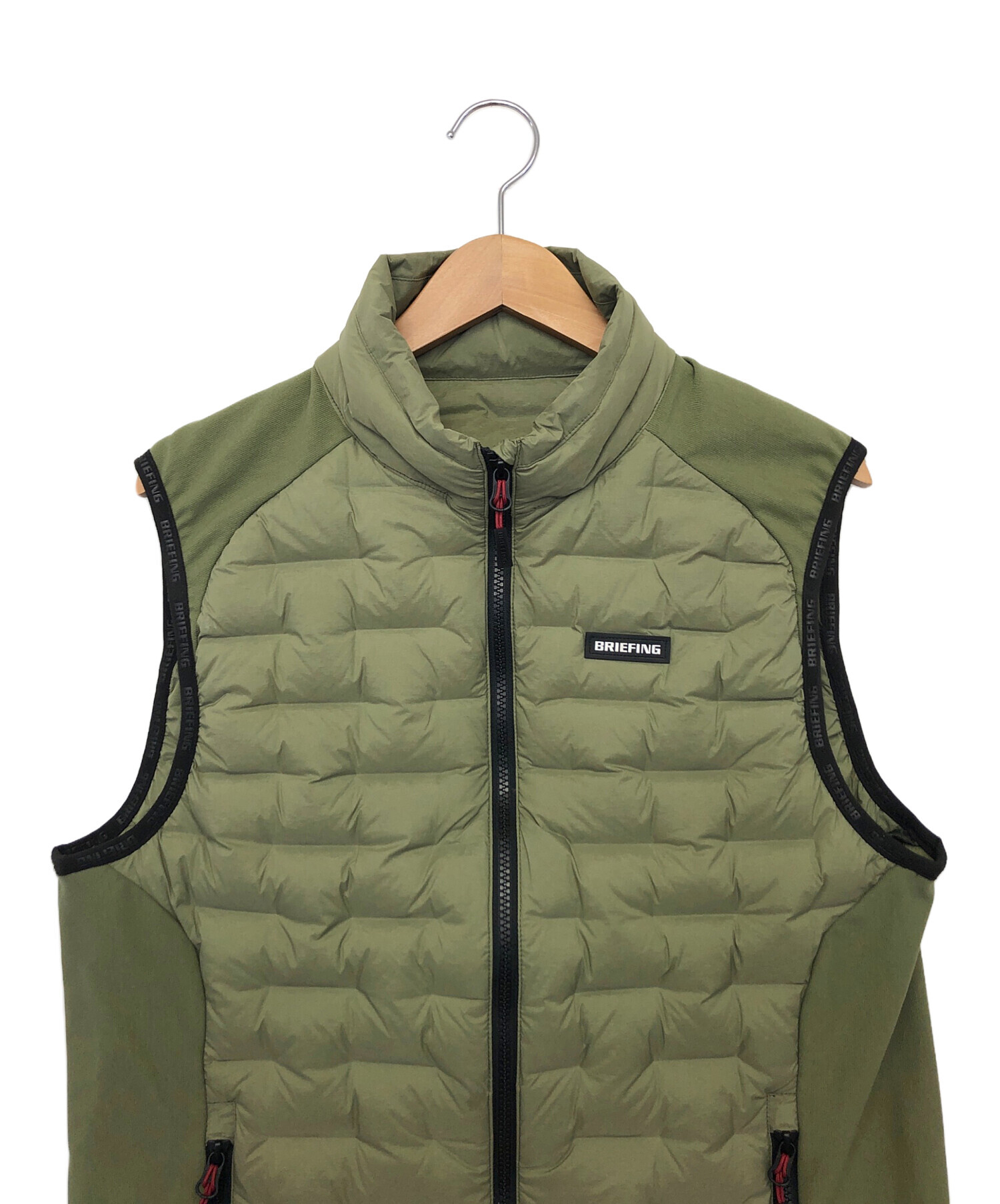中古・古着通販】BRIEFING (ブリーフィング) ダウンベスト オリーブ