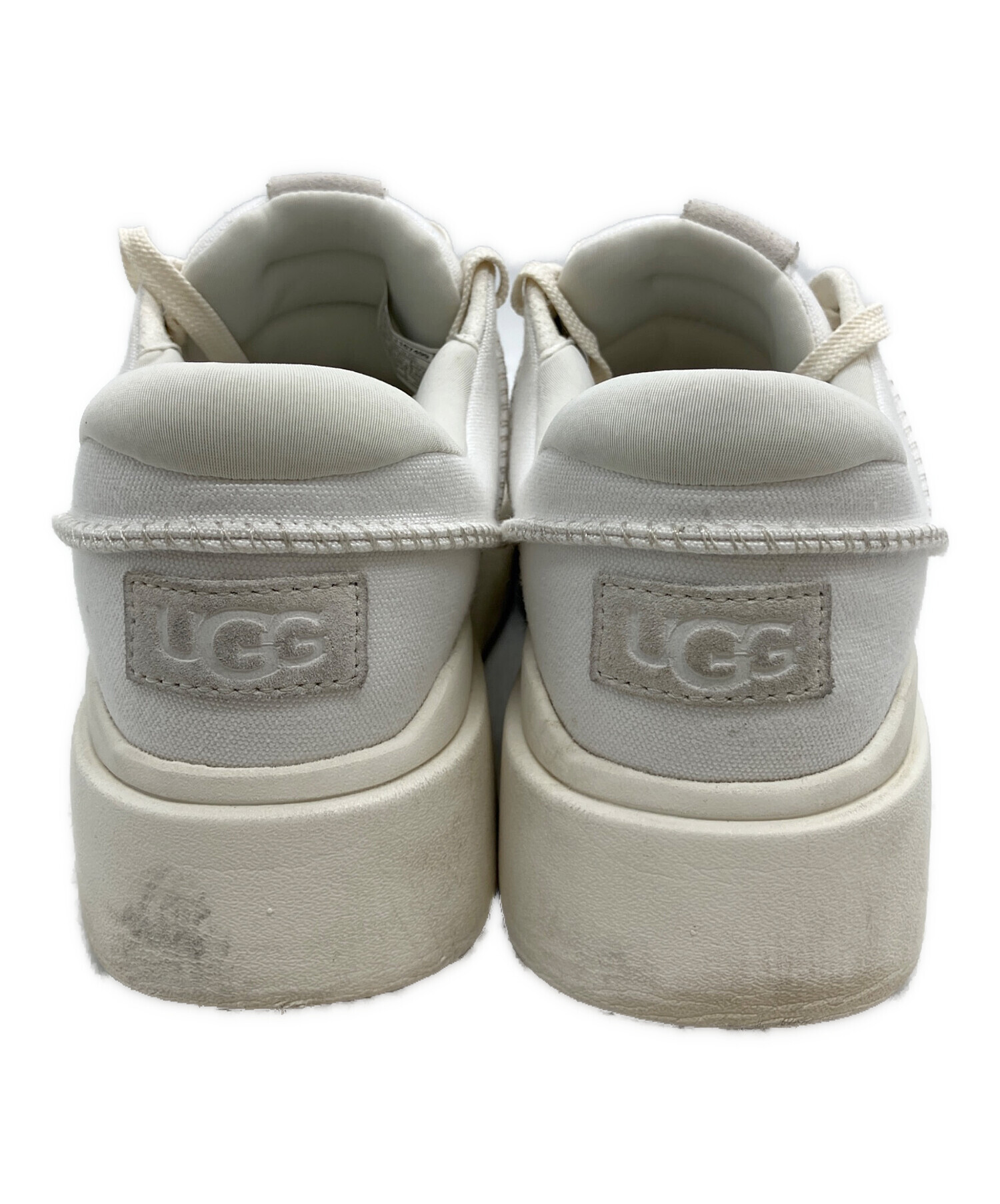 中古・古着通販】UGG (アグ) 厚底スニーカー ホワイト サイズ:24.5cm