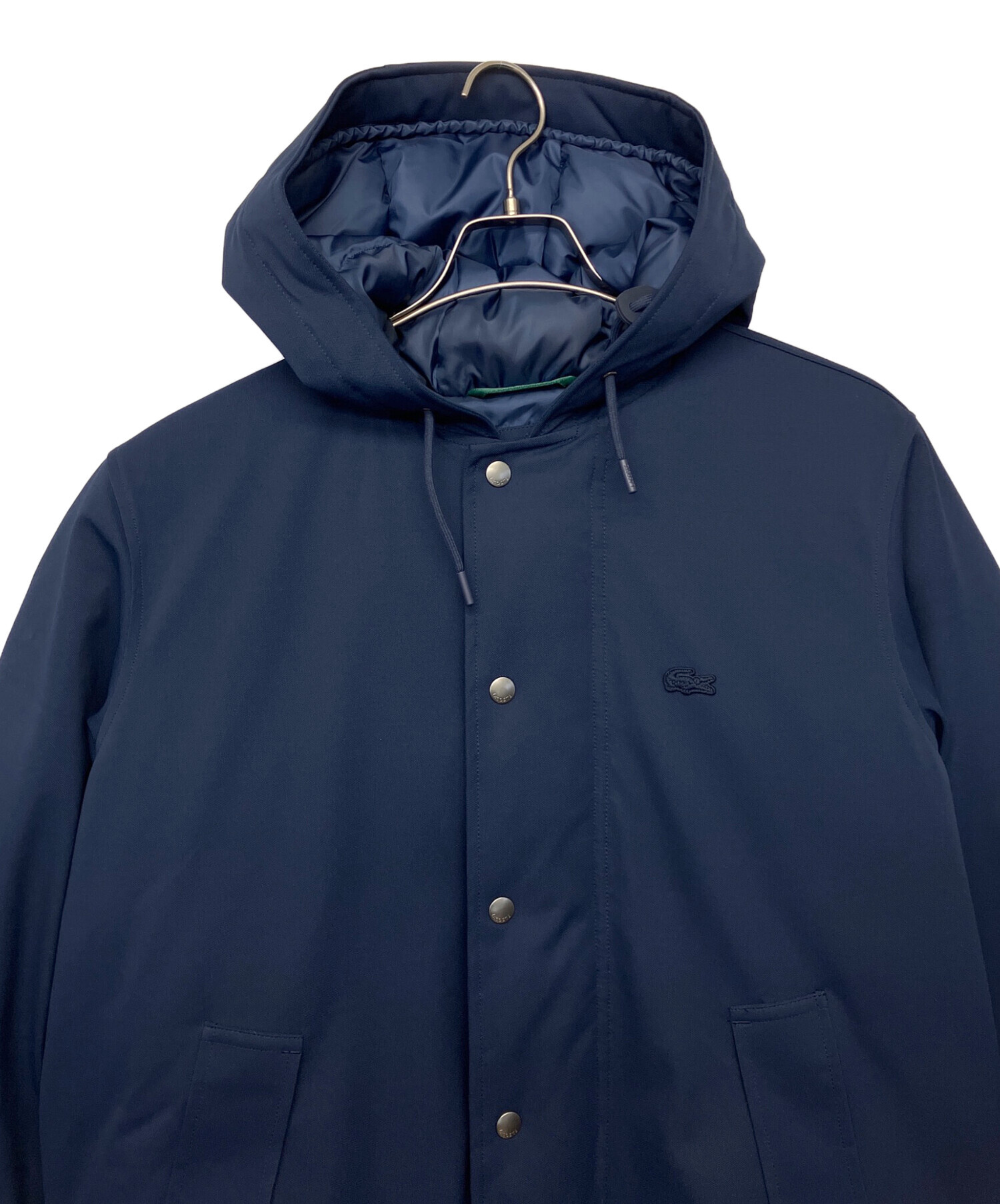 中古・古着通販】LACOSTE (ラコステ) ダウンジャケット ネイビー