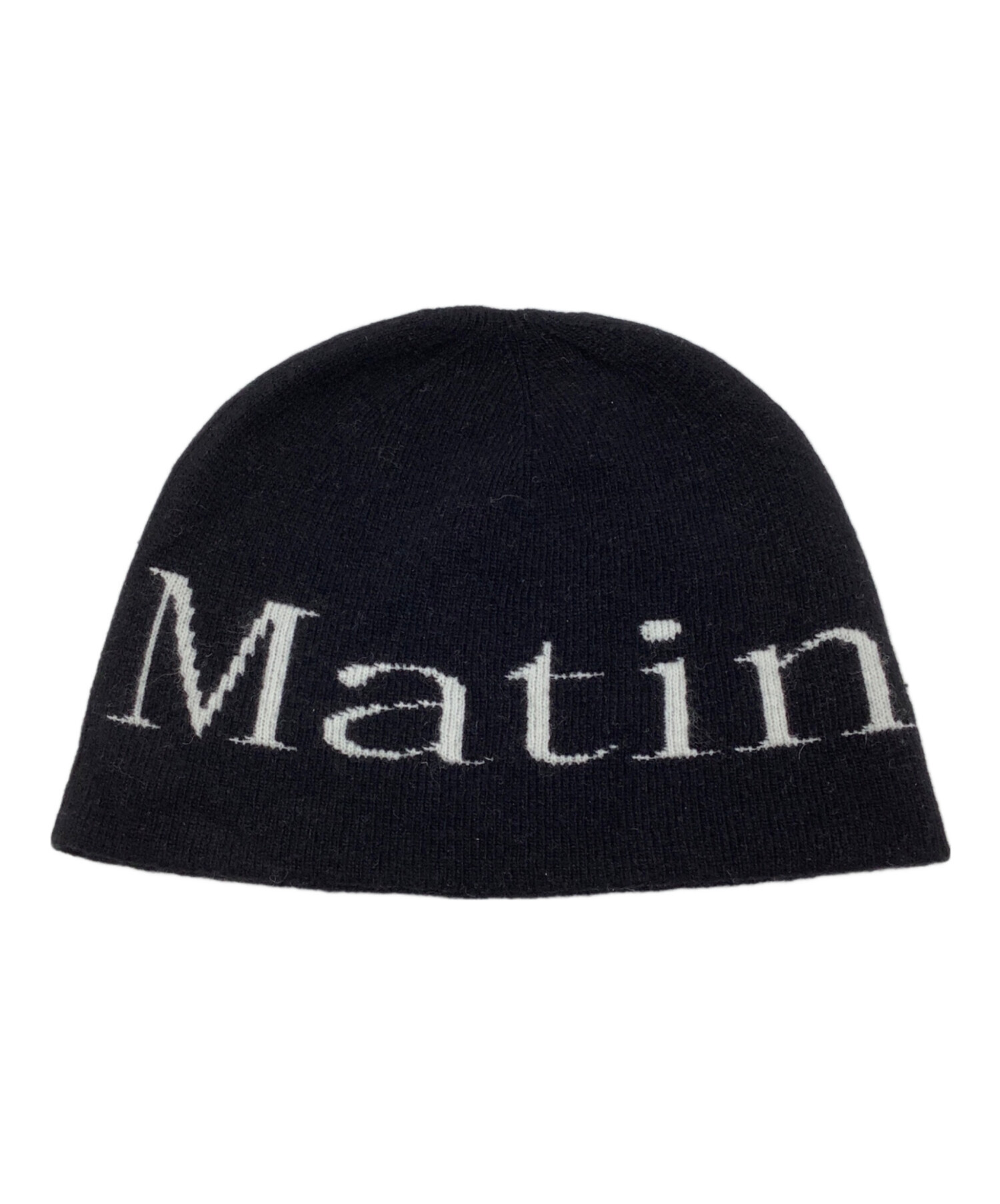 中古・古着通販】Matin Kim (マーティン・キム) ビーニー ブラック