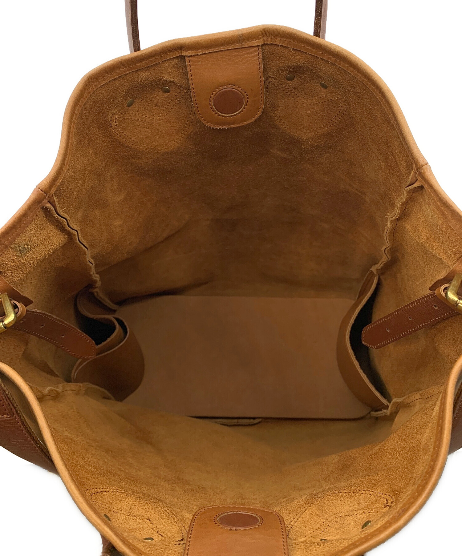 中古・古着通販】MOTO (モト) レザー 2WAYトートバッグ ブラウン