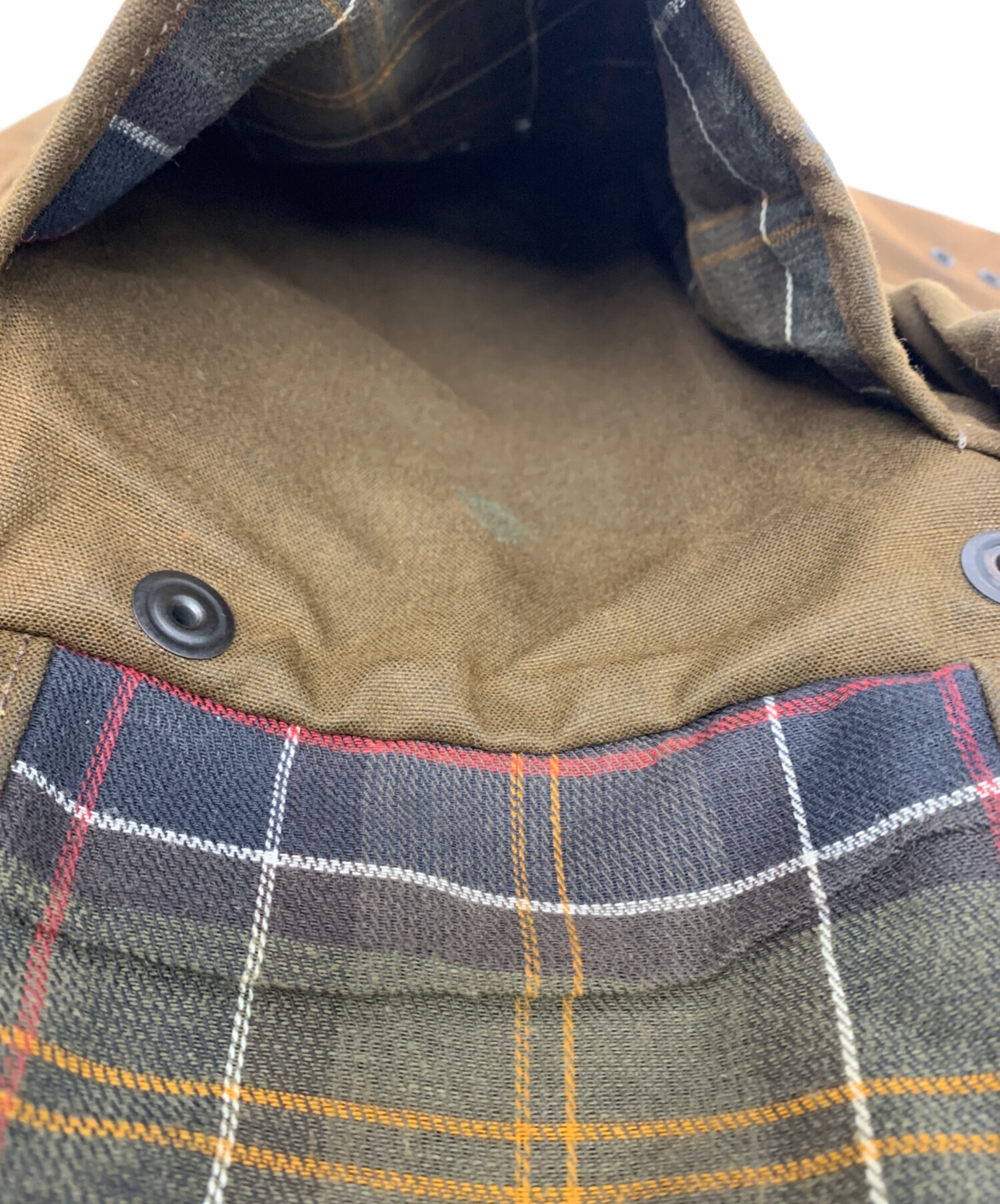 中古・古着通販】Barbour (バブアー) ワックスレザーショルダーバッグ