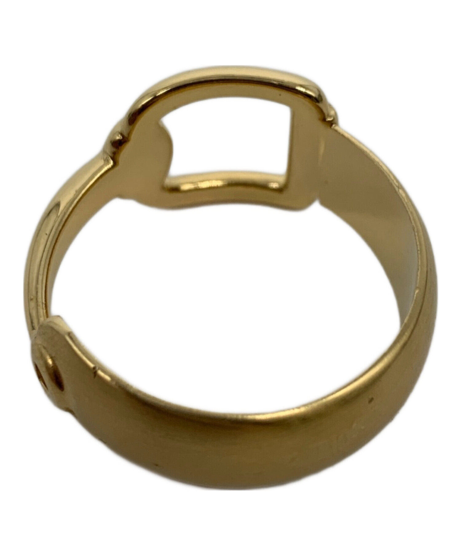 中古・古着通販】GUCCI (グッチ) ホースビットスカーフリング ゴールド