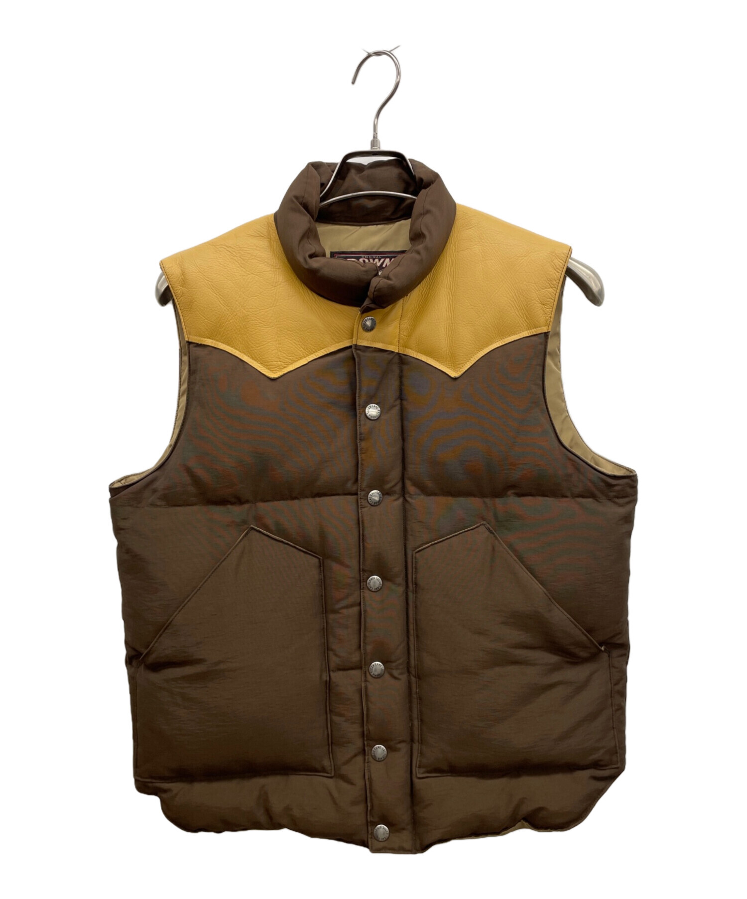 中古・古着通販】SUGAR CANE (シュガーケーン) ダウンベスト ブラウン