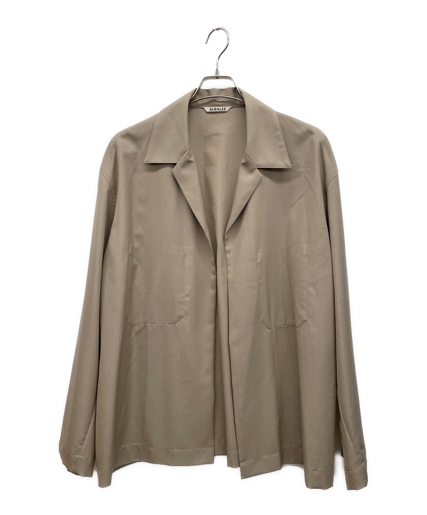 中古・古着通販】AURALEE (オーラリー) WOOL SILK TROPICAL SHIRTS