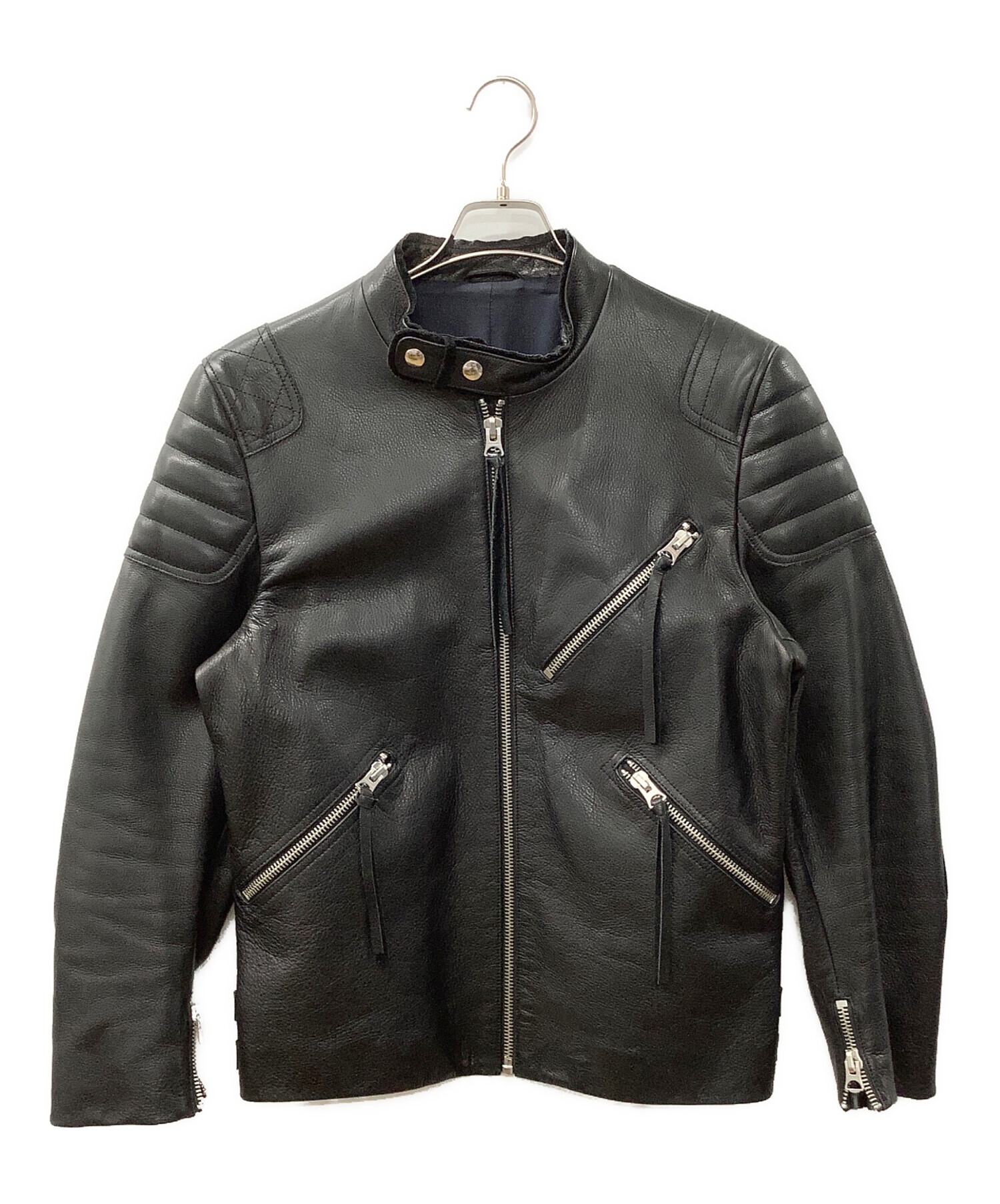 ア*ス様 acne studios レザージャケット ライダース 50 ラムレザ 楽天