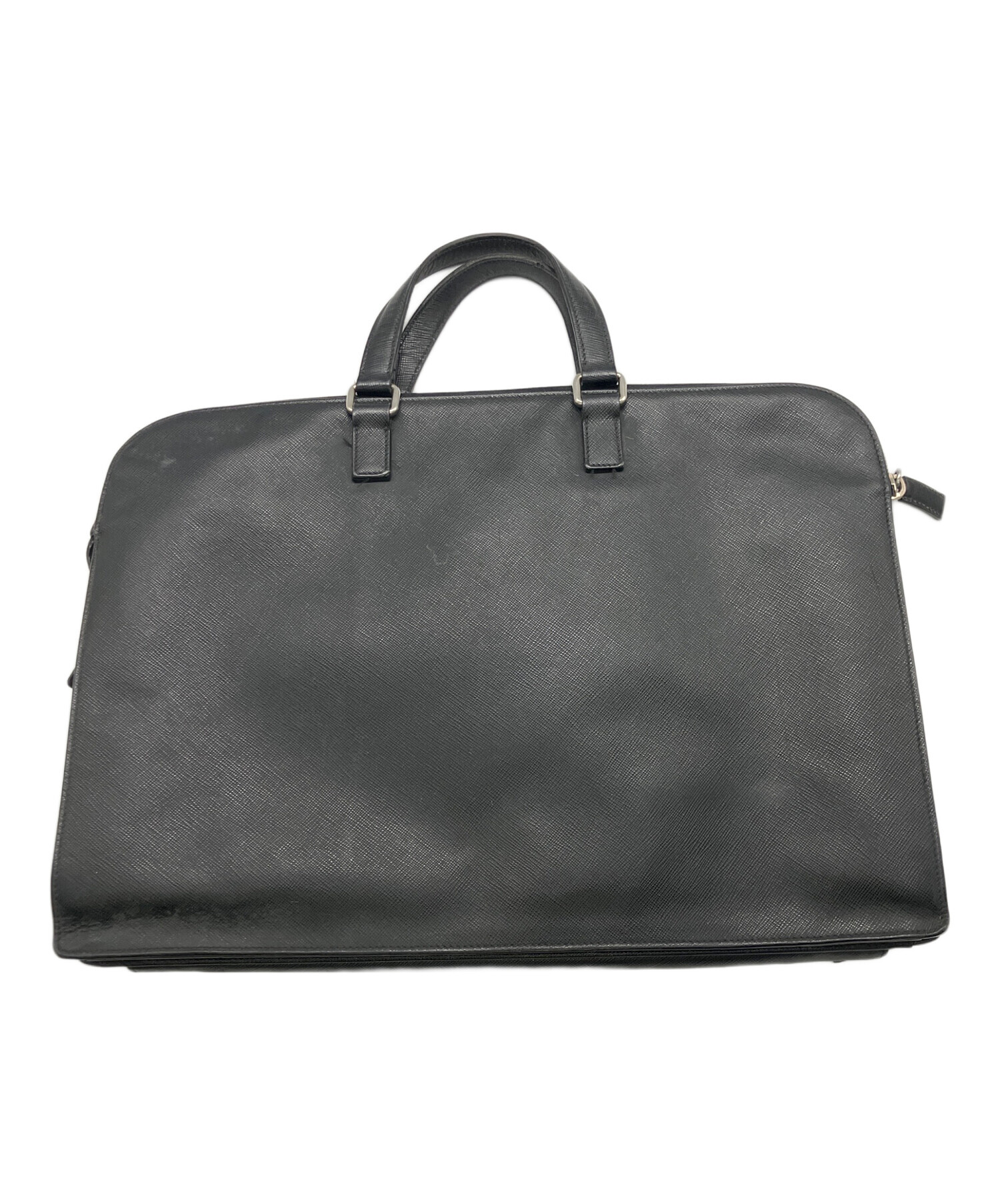 中古・古着通販】PRADA (プラダ) サフィアーノ ビジネスバッグ