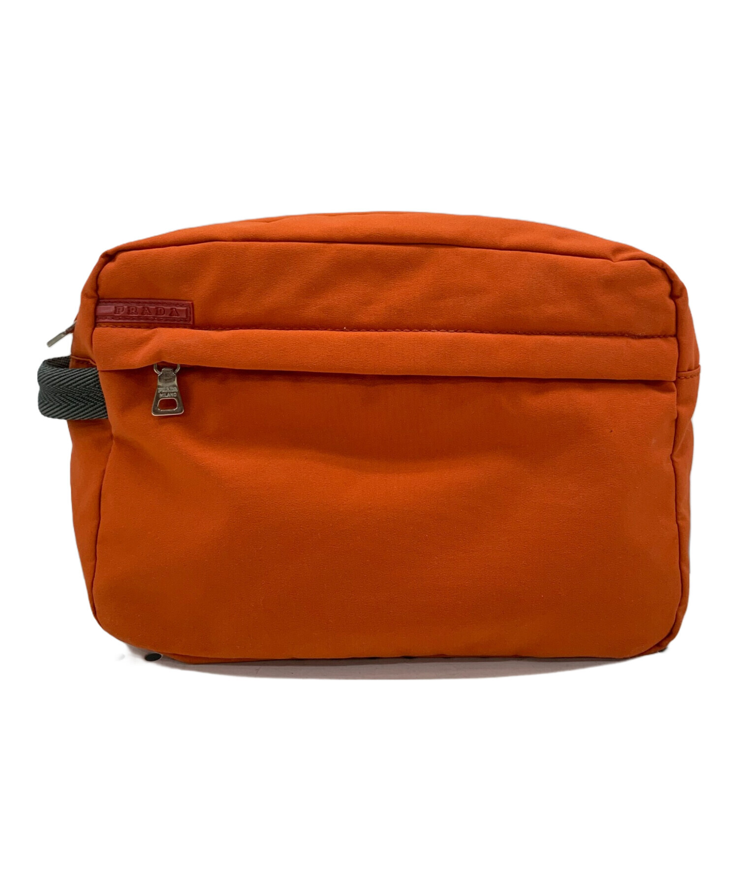 PRADA （写真閲覧用）PRADA♪オレンジ ポーチ プラダ サフィアーノ