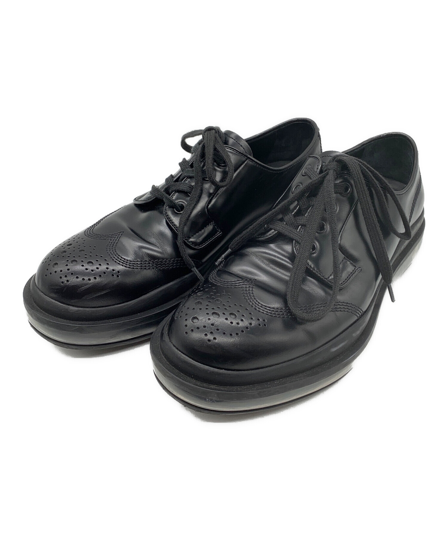 中古・古着通販】PRADA (プラダ) エアソールウィングチップシューズ