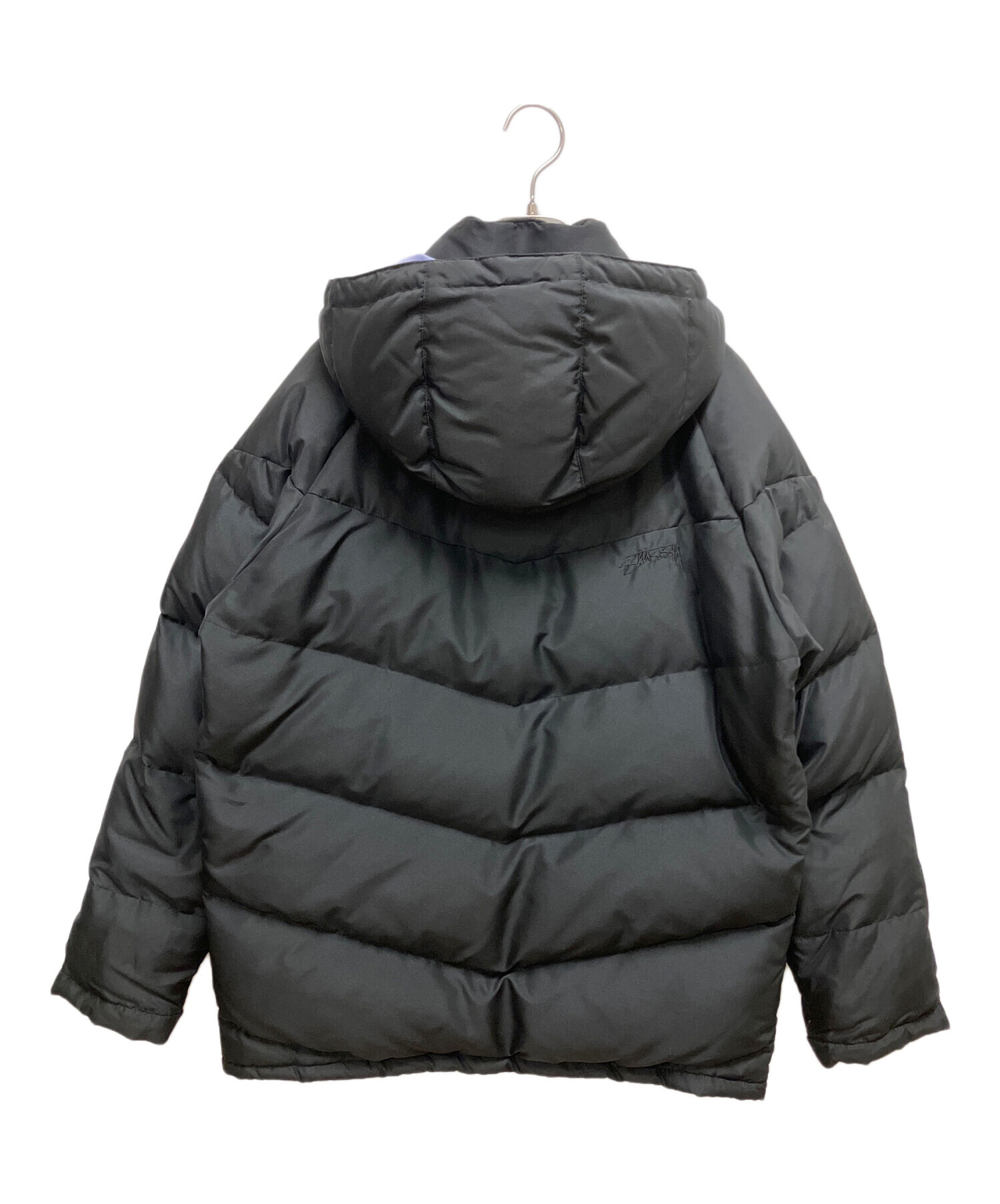 中古・古着通販】stussy (ステューシー) ダウンジャケット ブラック