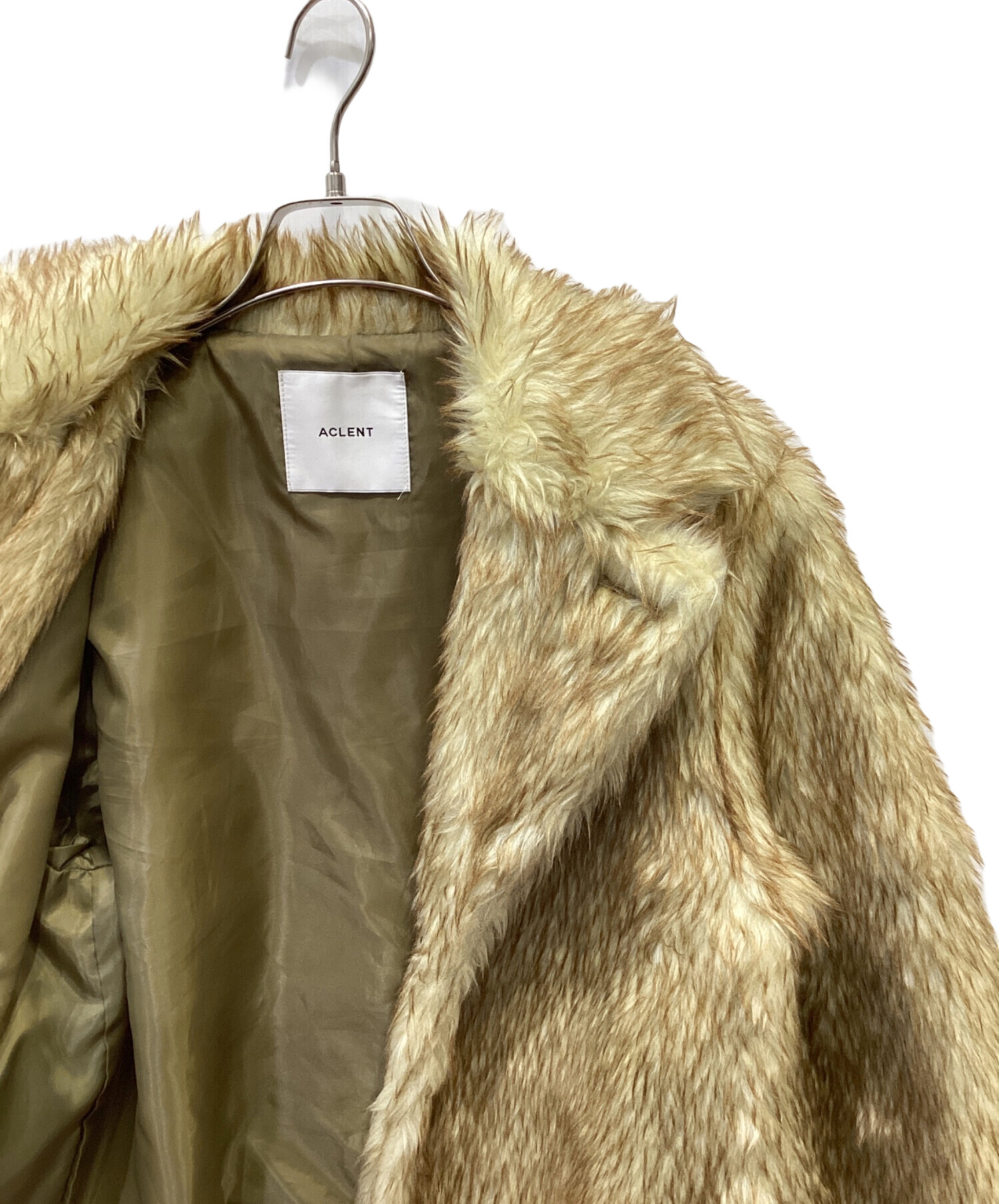 中古・古着通販】ACLENT (アクレント) ファージャケット ベージュ