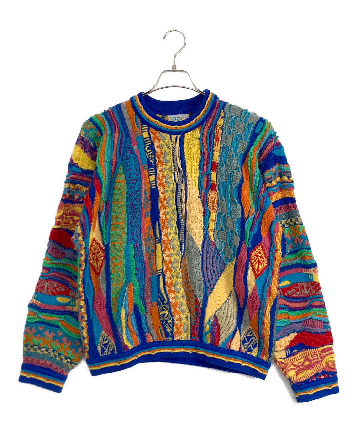 中古・古着通販】Coogi (クージー) Coogi 総柄3Dニット マルチカラー
