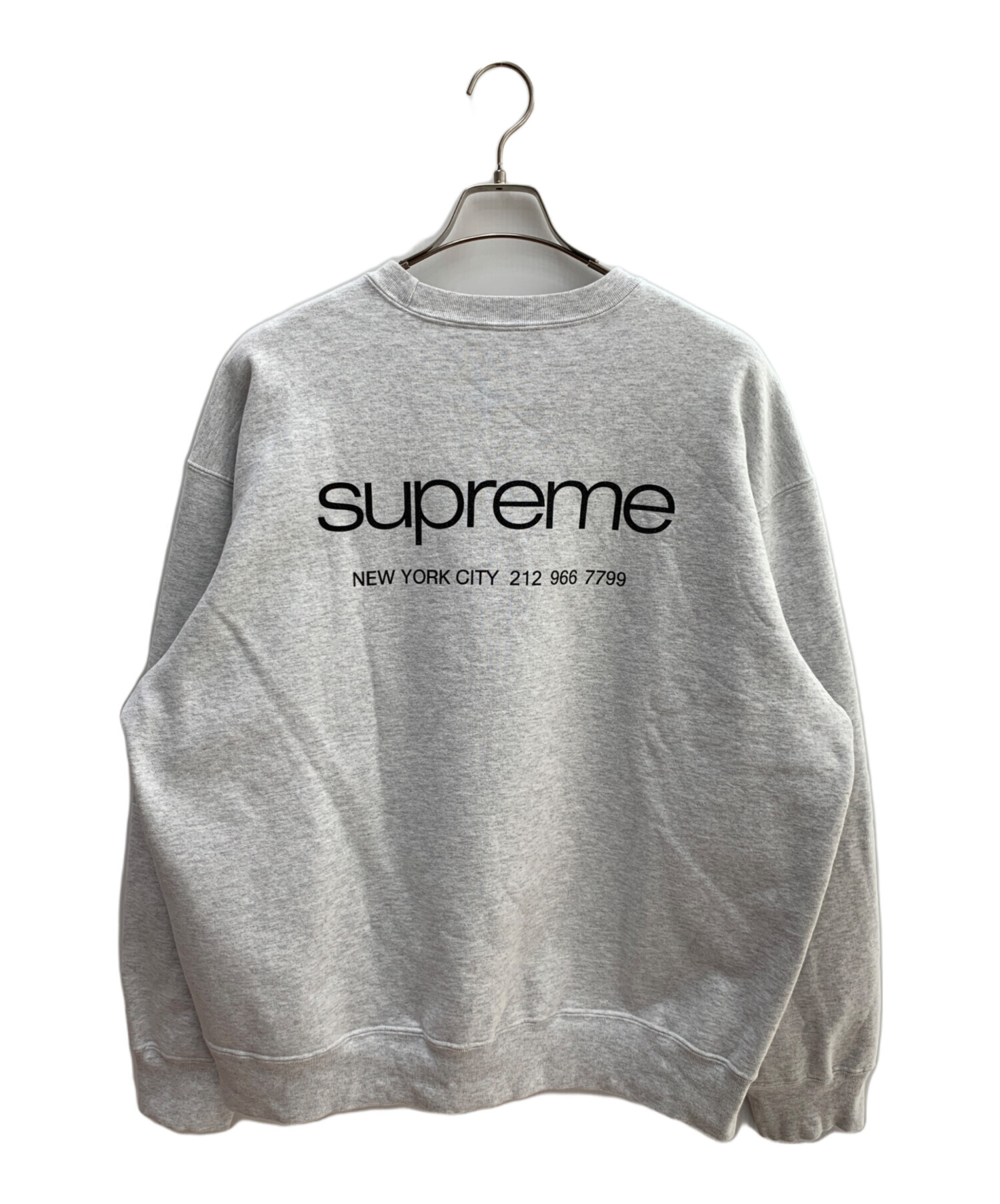 中古・古着通販】Supreme (シュプリーム) 23FW NYC Crewneck グレー