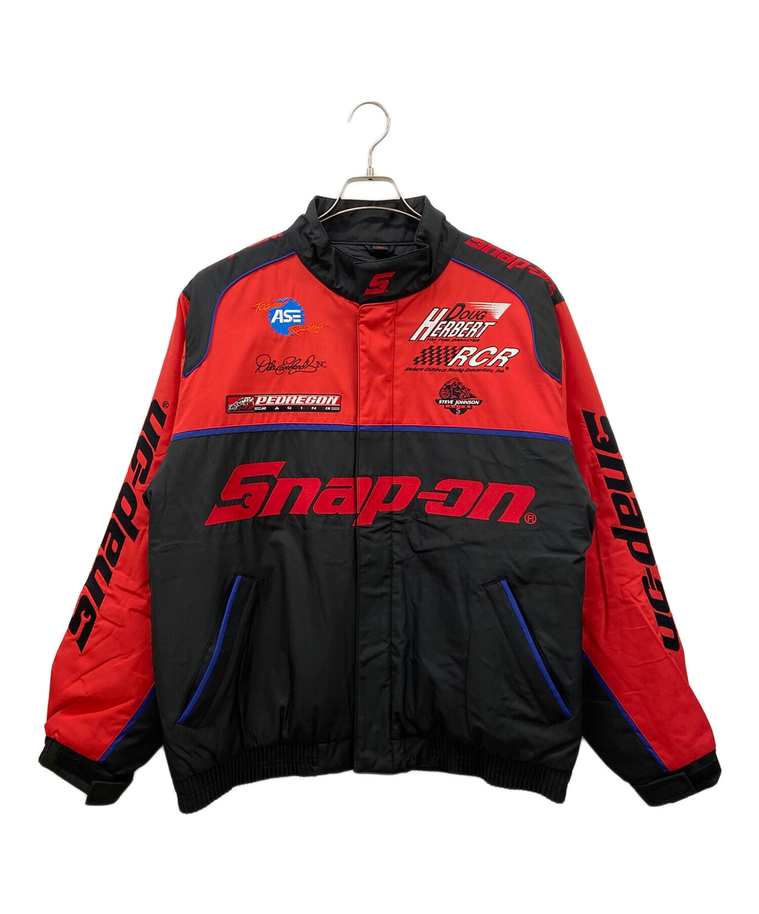 中古・古着通販】SNAP-ON (スナップオン) レーシングジャケット レッド