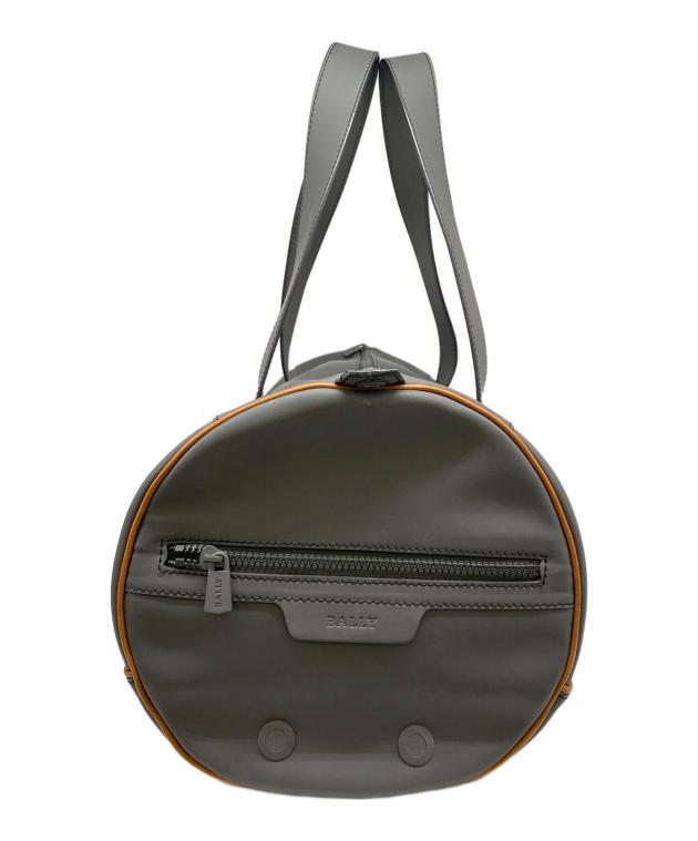 中古・古着通販】BALLY (バリー) ボストンバッグ グレー×ブラウン