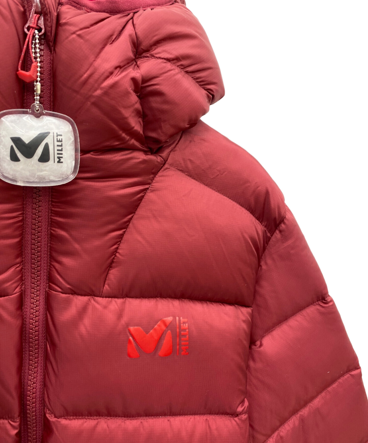 中古・古着通販】MILLET (ミレー) K ダウンジャケット レッド サイズ