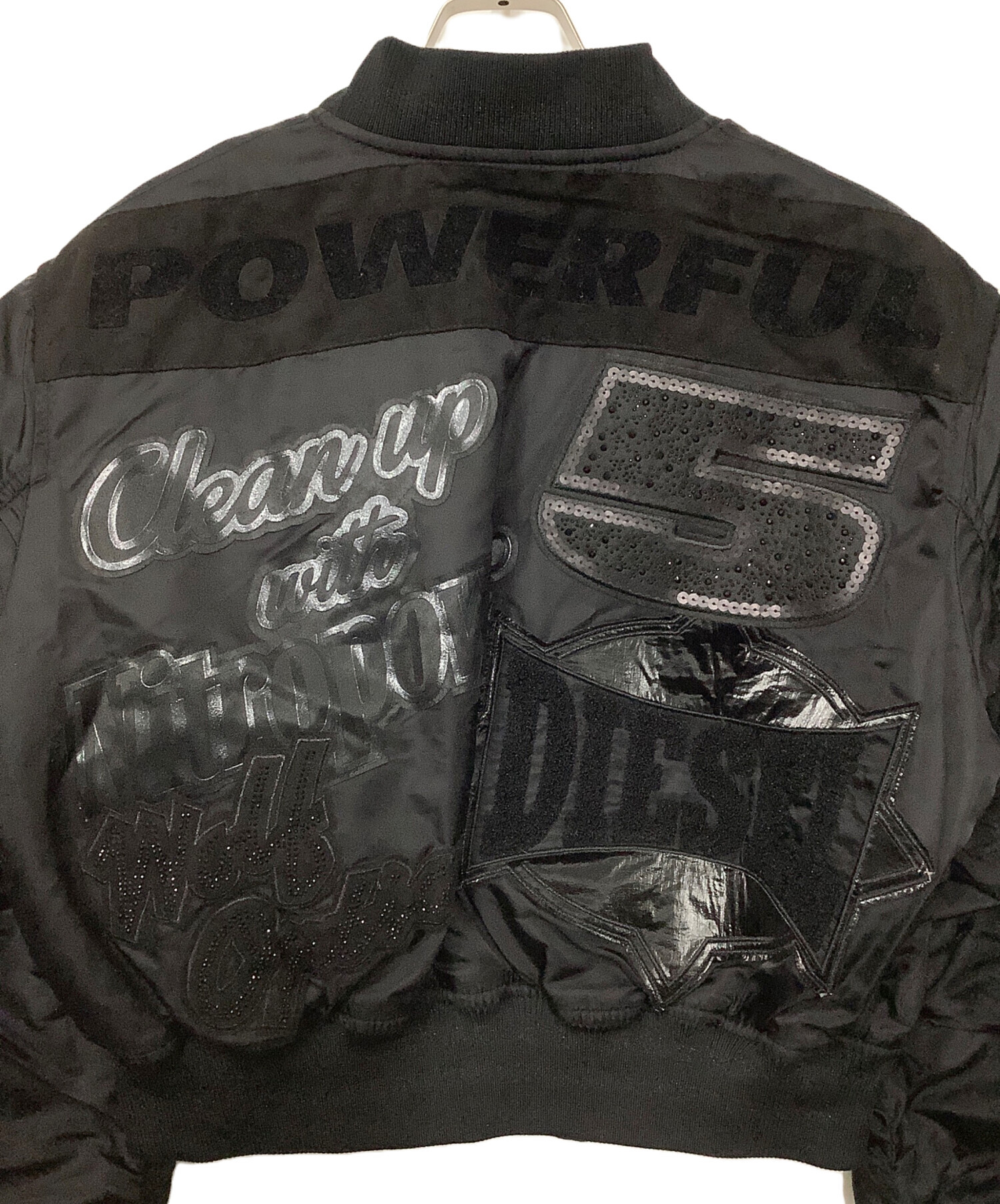 中古・古着通販】DIESEL (ディーゼル) ボンバージャケット ブラック