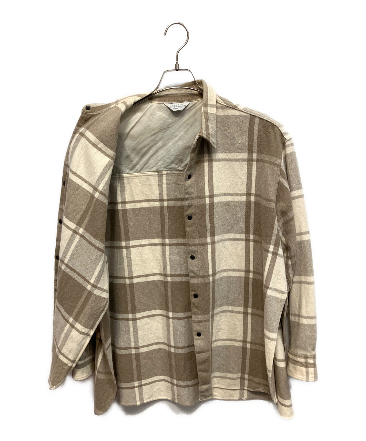 中古・古着通販】UNUSED (アンユーズド) オーバーサイズ チェック