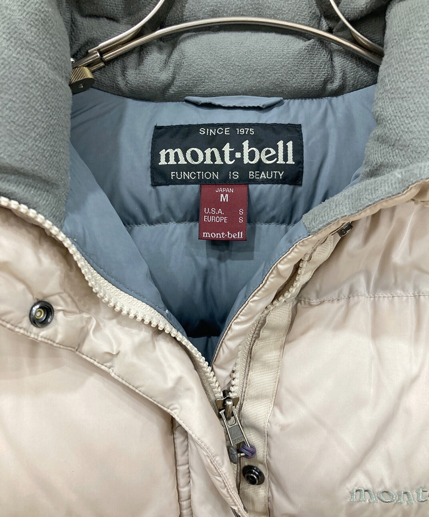 中古・古着通販】mont-bell (モンベル) ダウンジャケット ベージュ