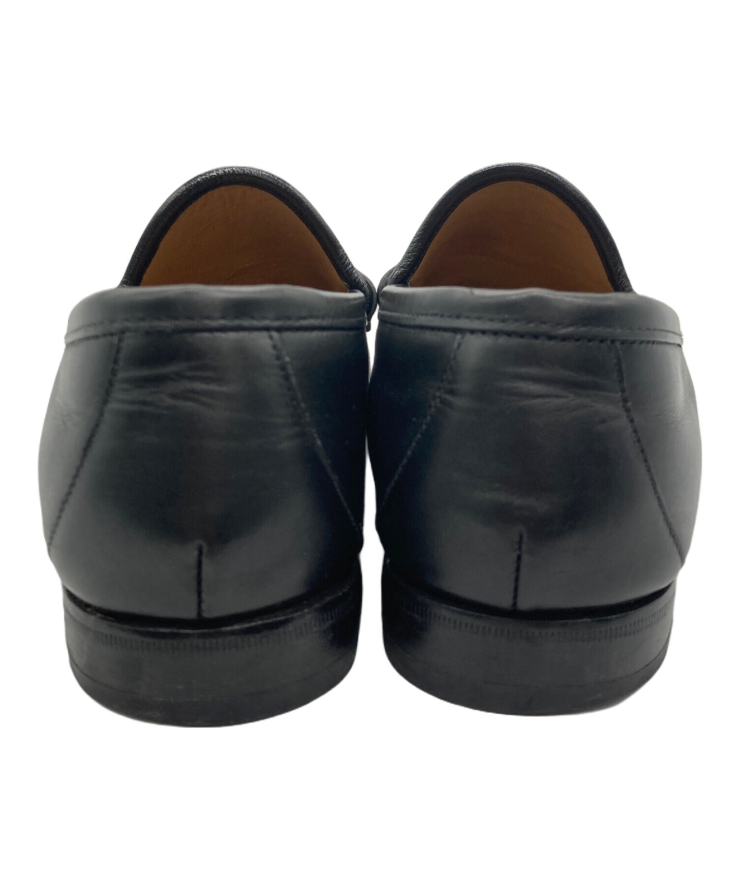 中古・古着通販】GUCCI (グッチ) ホースビットローファー ブラック