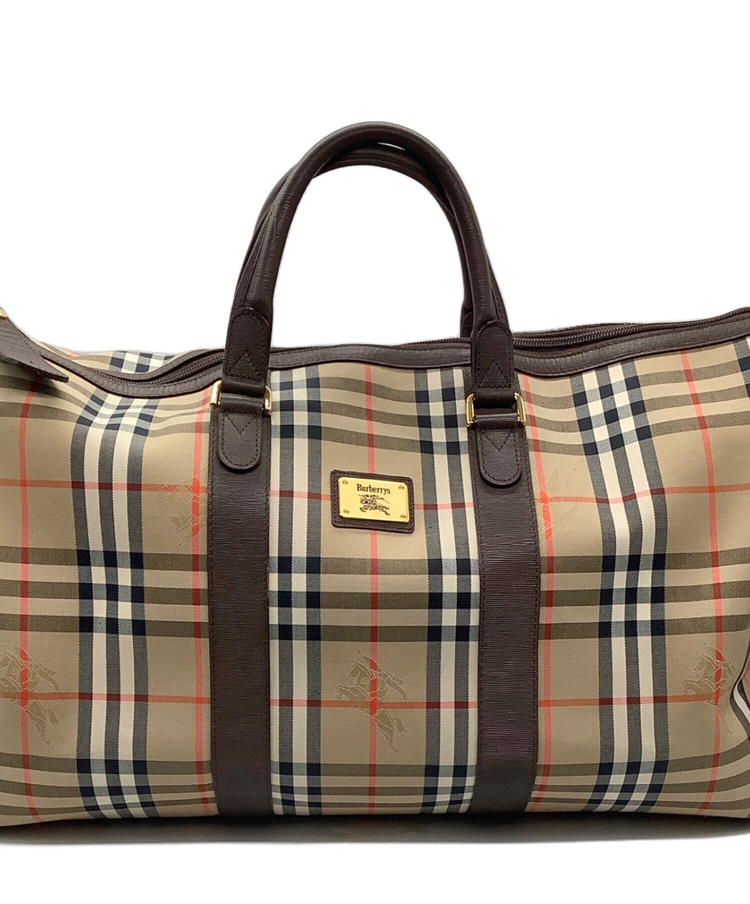 中古・古着通販】BURBERRY (バーバリー) ボストンバッグ BURBERRY
