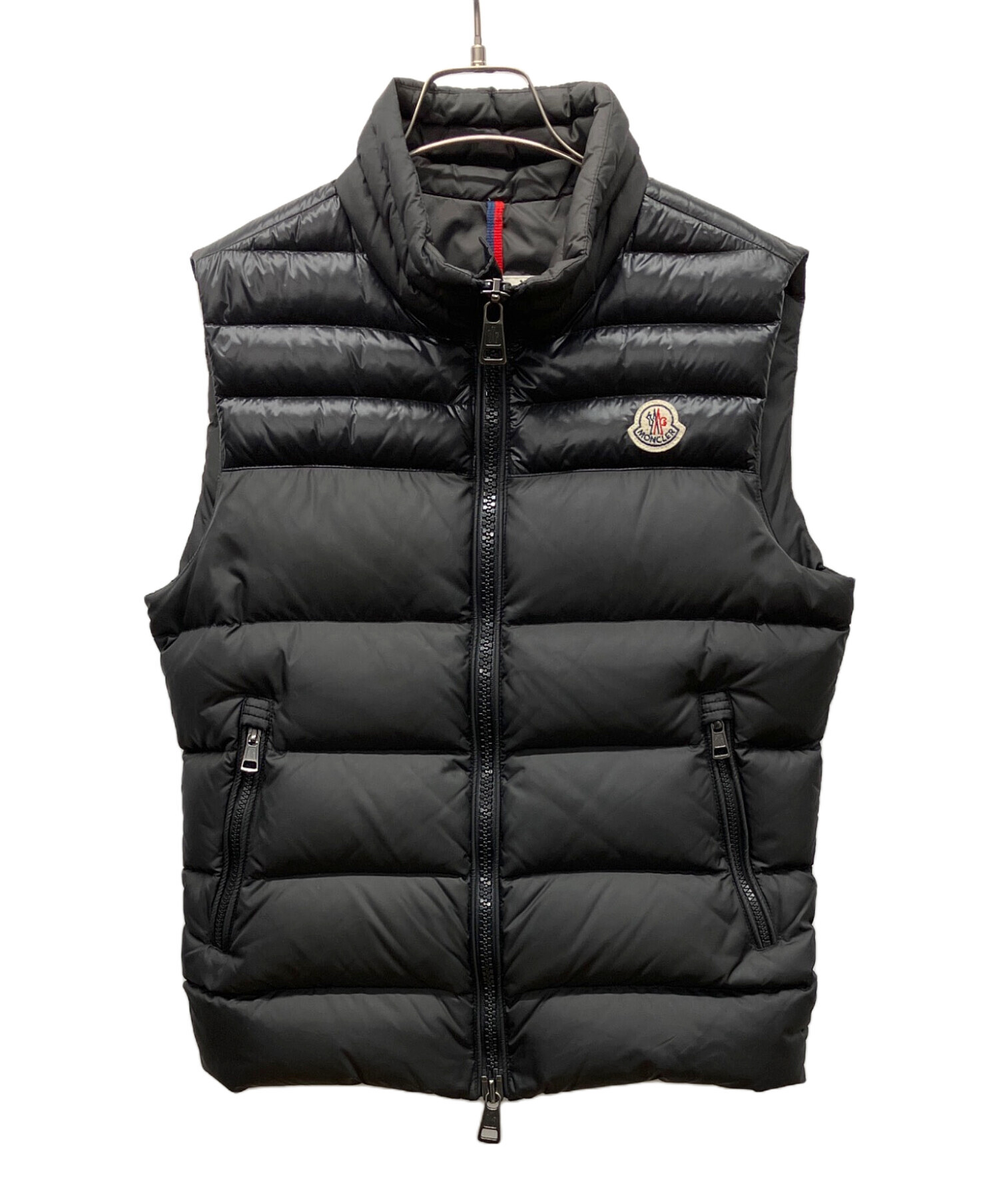 中古・古着通販】MONCLER (モンクレール) ダウンベスト ブラック