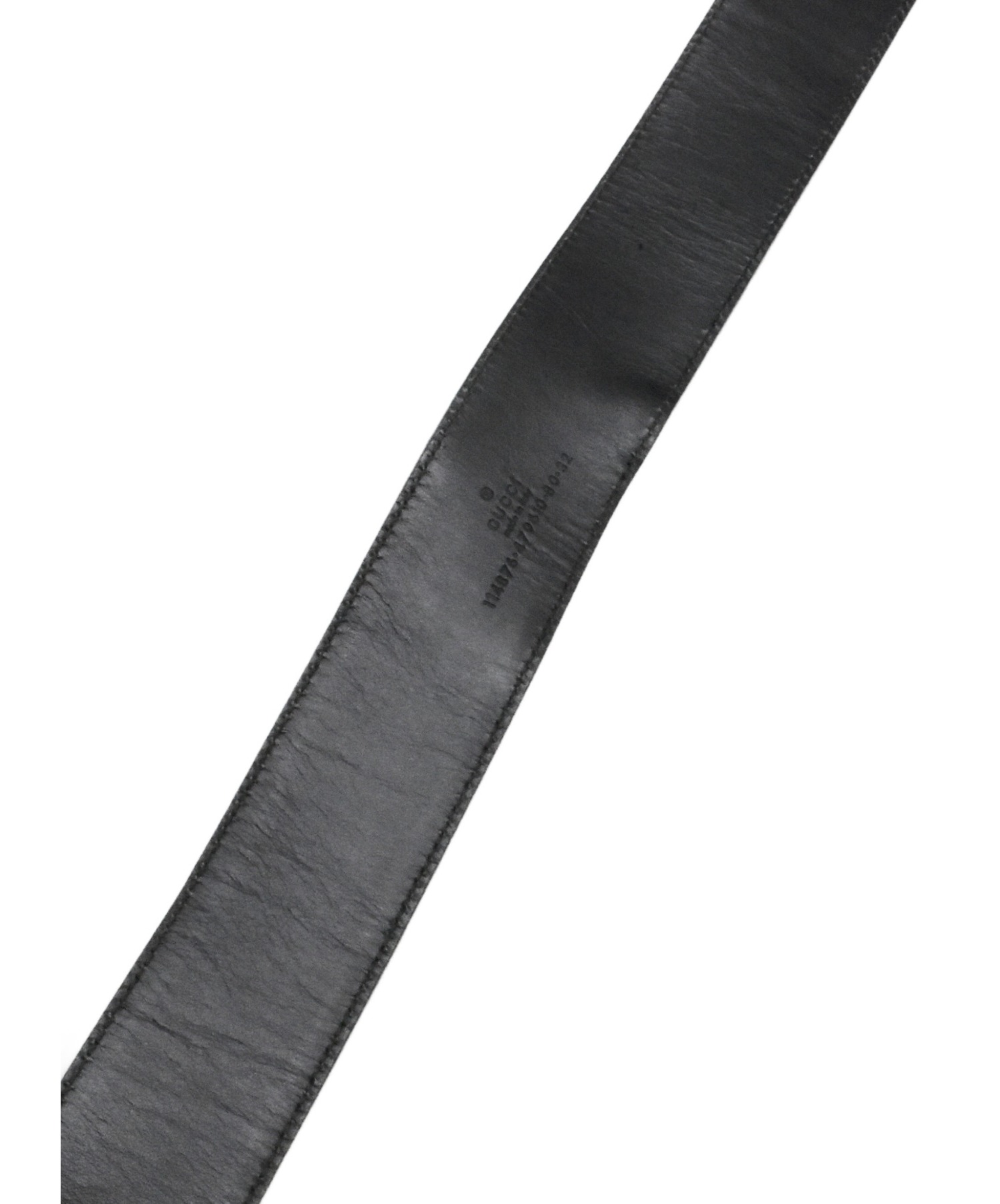 中古・古着通販】GUCCI (グッチ) ベルト ブラック サイズ:80/32 GG