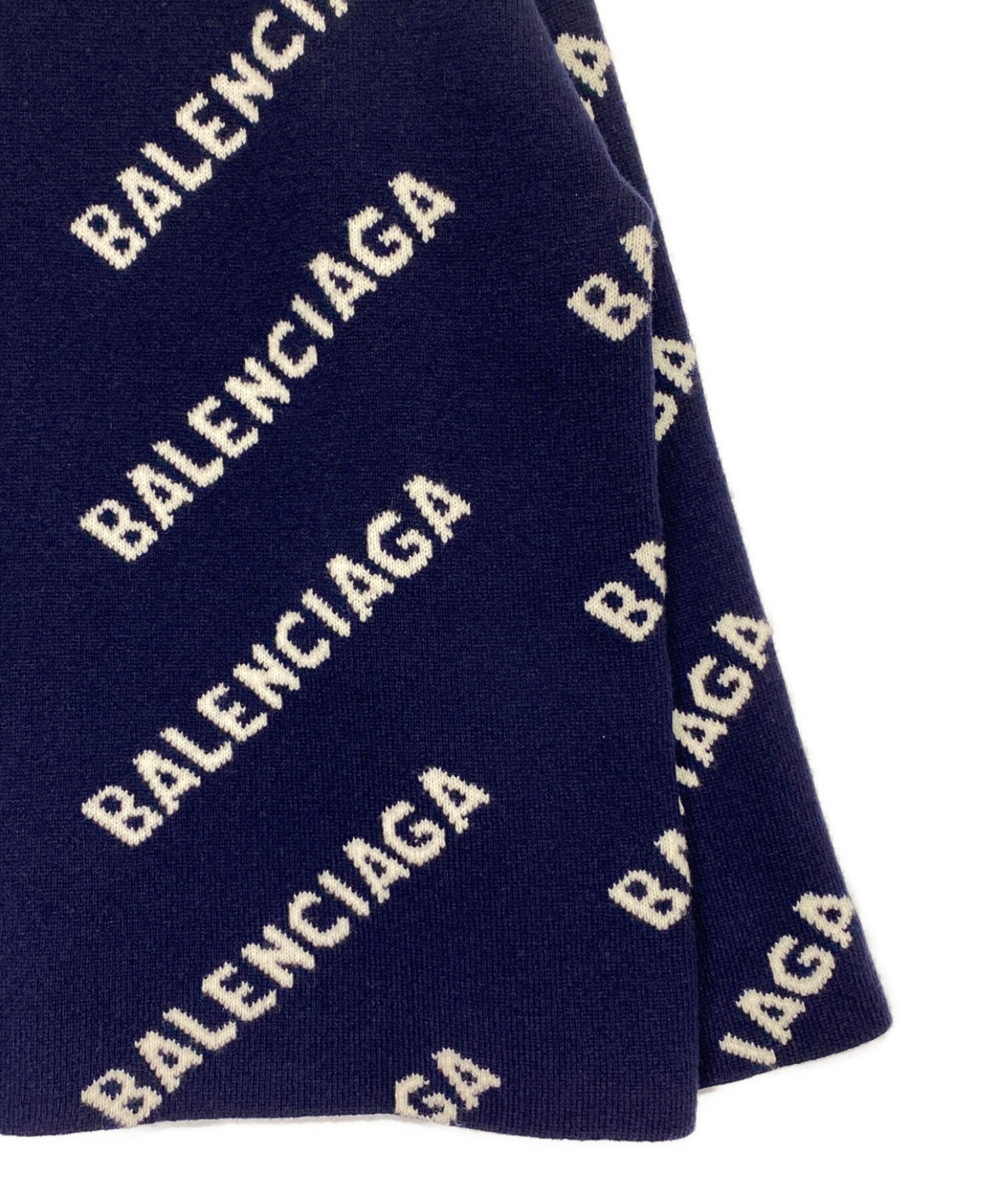 中古・古着通販】BALENCIAGA (バレンシアガ) 総柄オーバーサイズニット