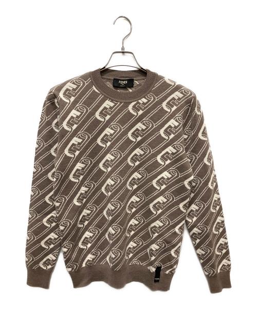 中古・古着通販】FENDI (フェンディ) O'Lock-Intarsia Wool Sweater