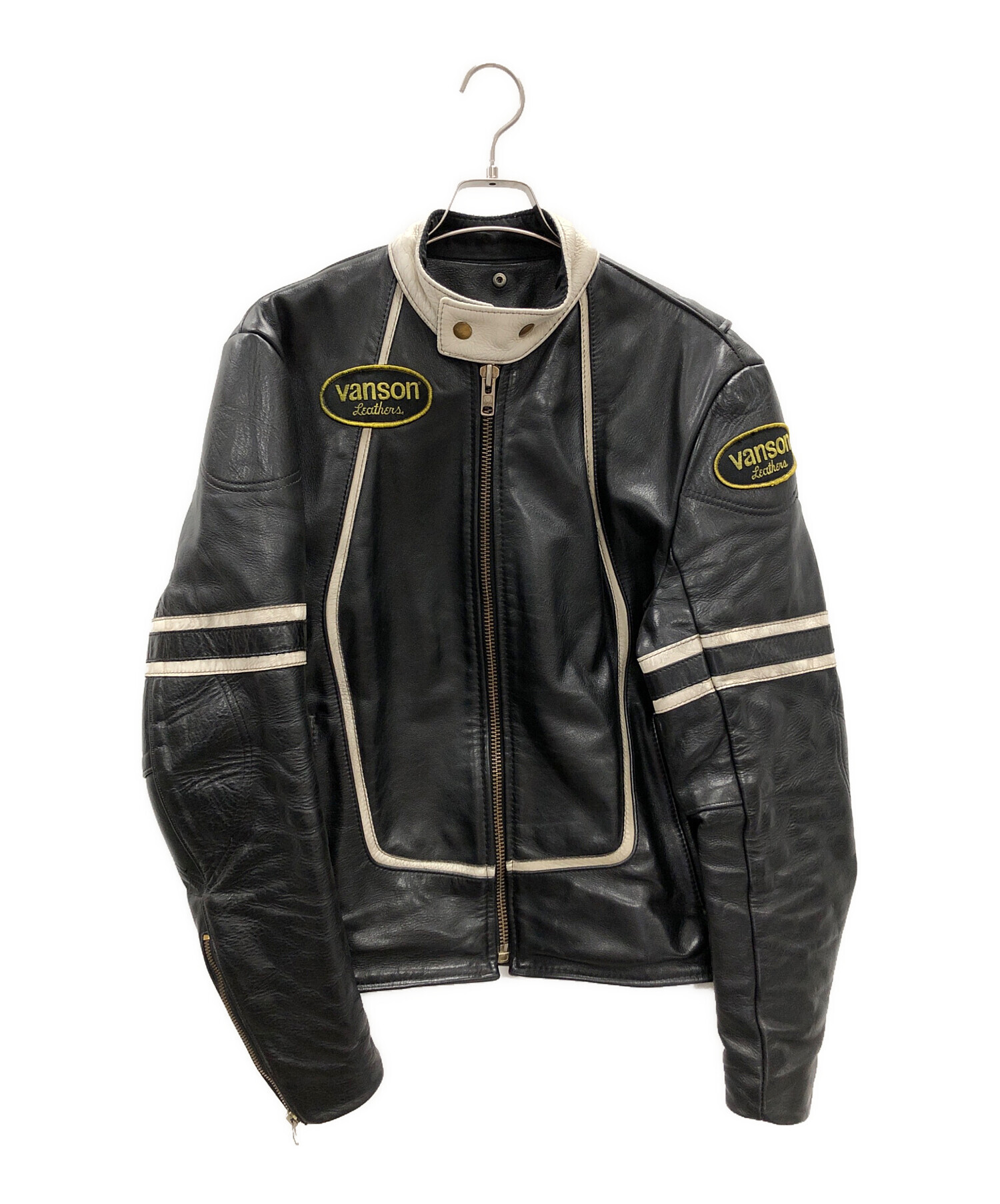 中古・古着通販】VANSON (バンソン) レザーライダースジャケット