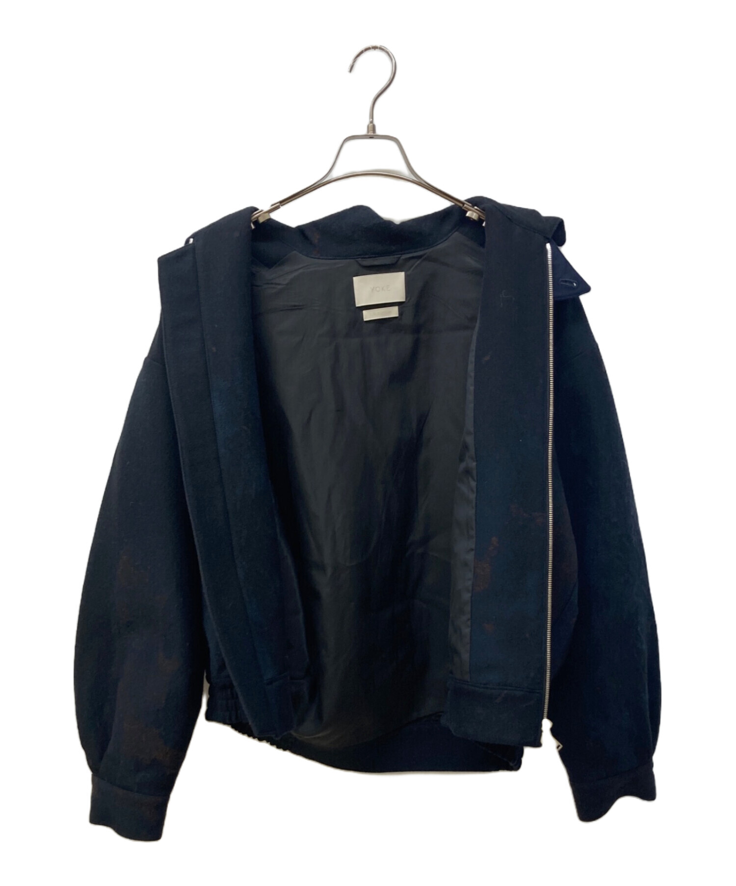 中古・古着通販】YOKE (ヨーク) JACQUARD LOOSED ZIP BLOUSON/ブルゾン