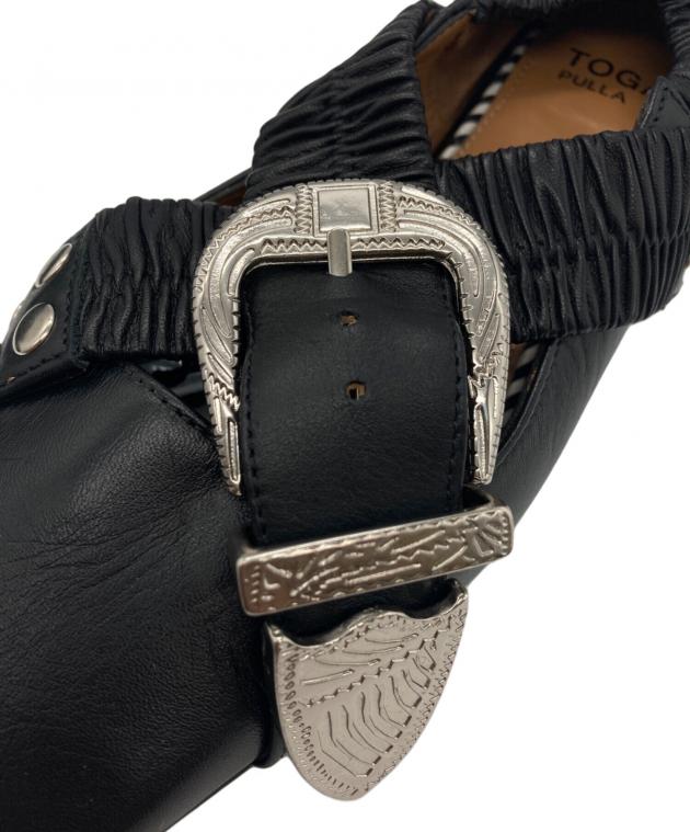 中古・古着通販】TOGA PULLA (トーガ プルラ) クロスストラップバレエ