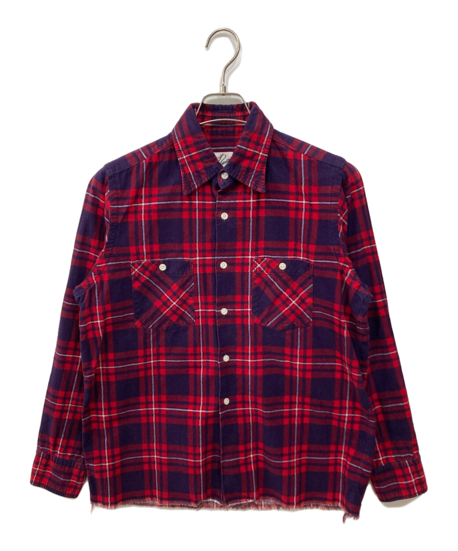 中古・古着通販】Needles (ニードルズ) チェックシャツ レッド