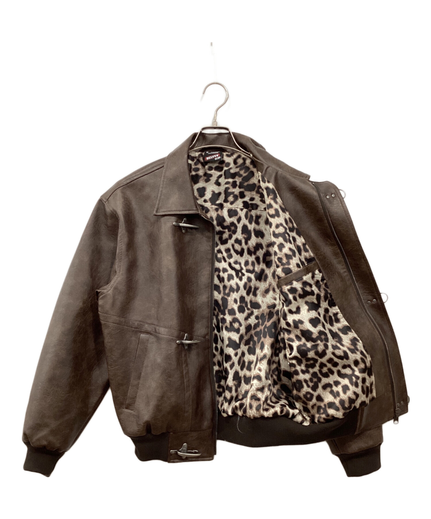 中古・古着通販】BELVET (BELVET) ファイヤーマンジャケット ブラウン