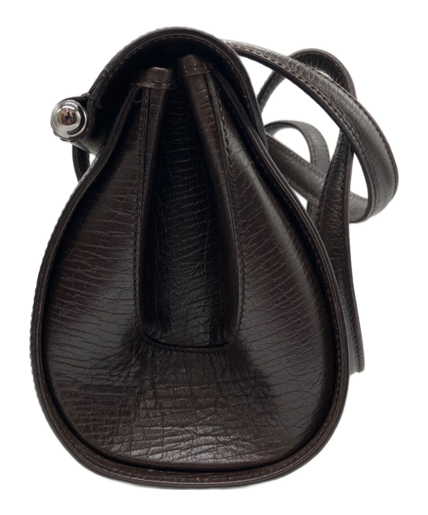 中古・古着通販】GUCCI (グッチ) バンブーミニボストンバッグ GG