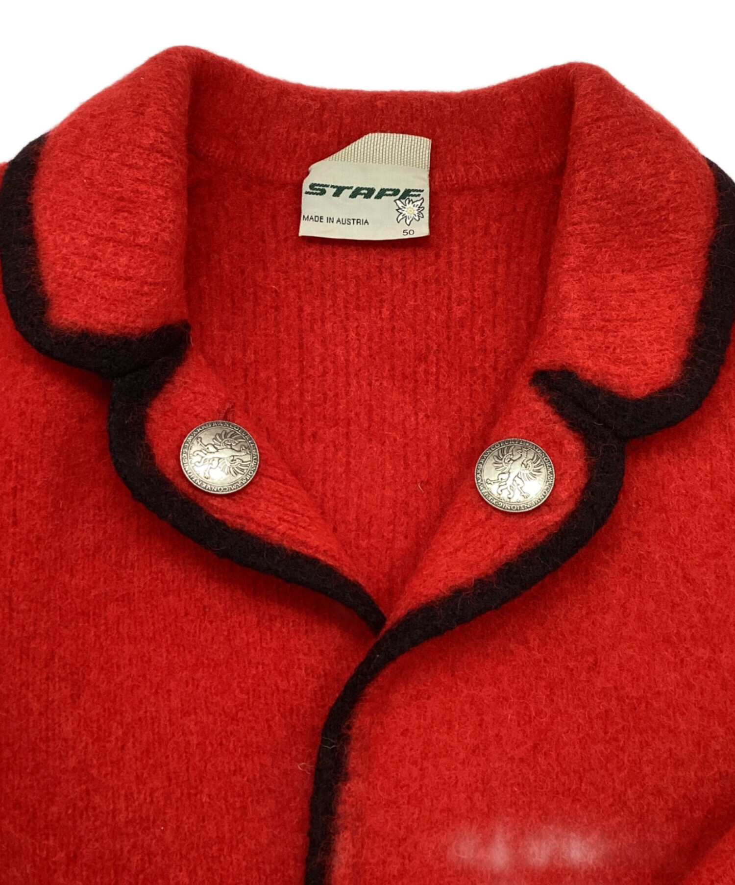 中古・古着通販】STAPF (シュタップ) チロリアンジャケット レッド