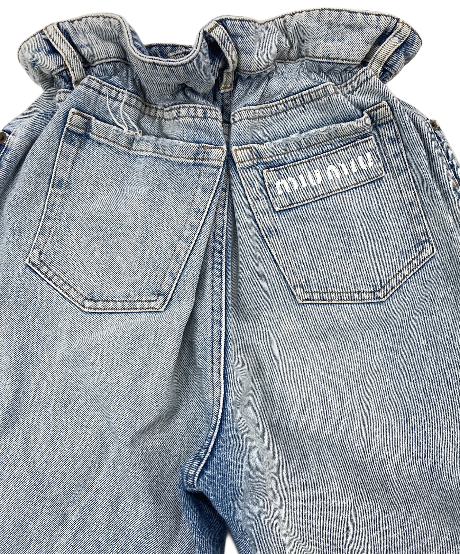 中古・古着通販】MIU MIU (ミュウミュウ) コットンウエストギャザー