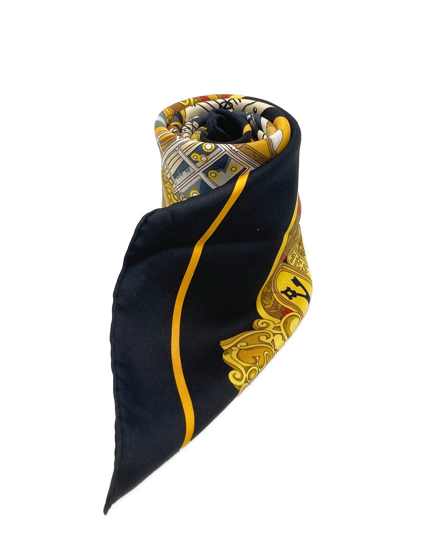 本物】♪HERMES シルクトップス & スカーフ エルメスカレ45 シルク