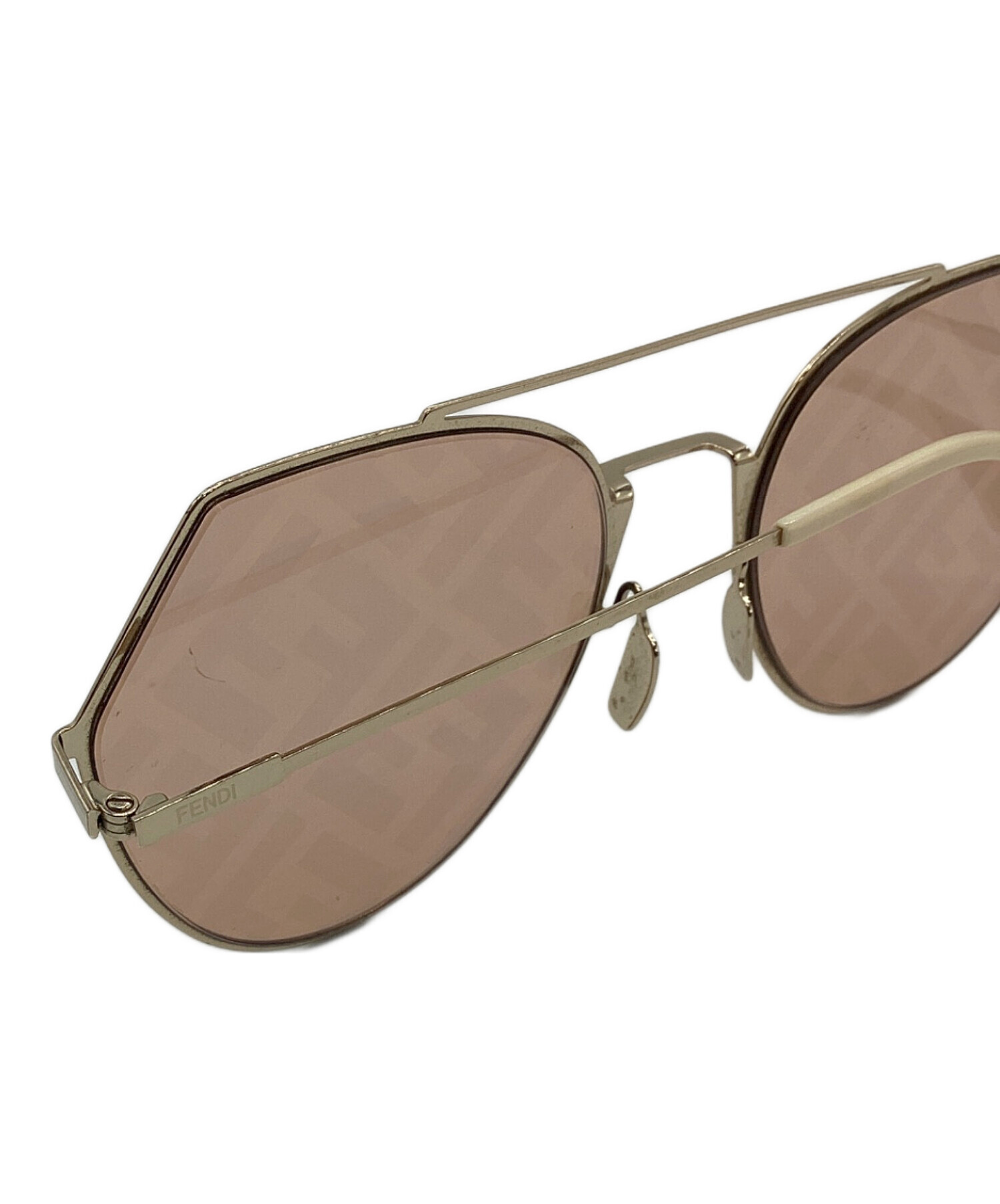 中古・古着通販】FENDI (フェンディ) サングラス ゴールド｜ブランド