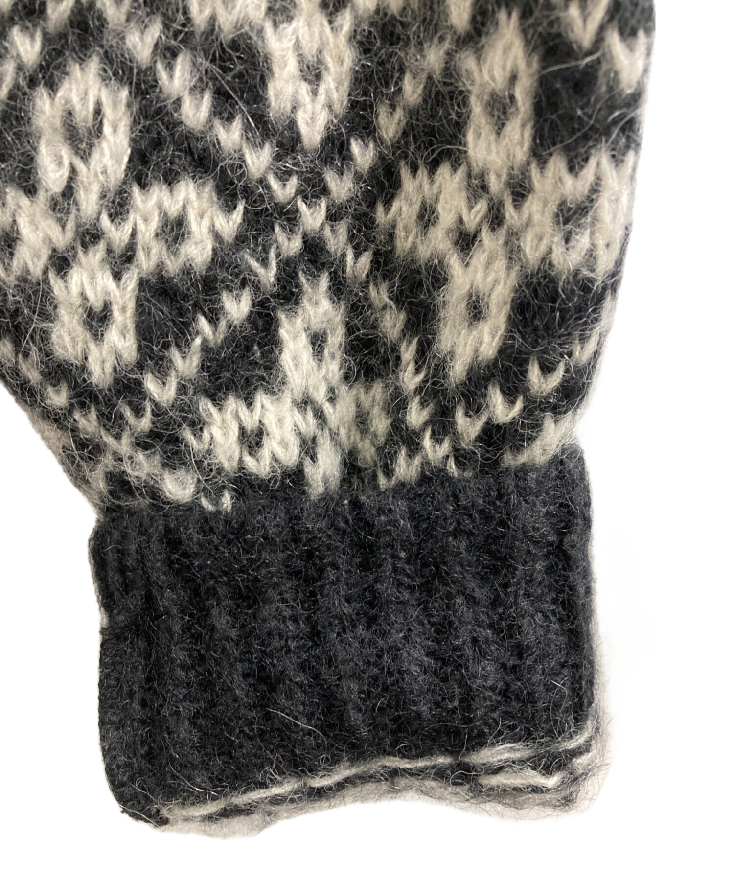 中古・古着通販】BATONER (バトナ―) MOHAIR LATOVIAN CREW NECK/モヘア