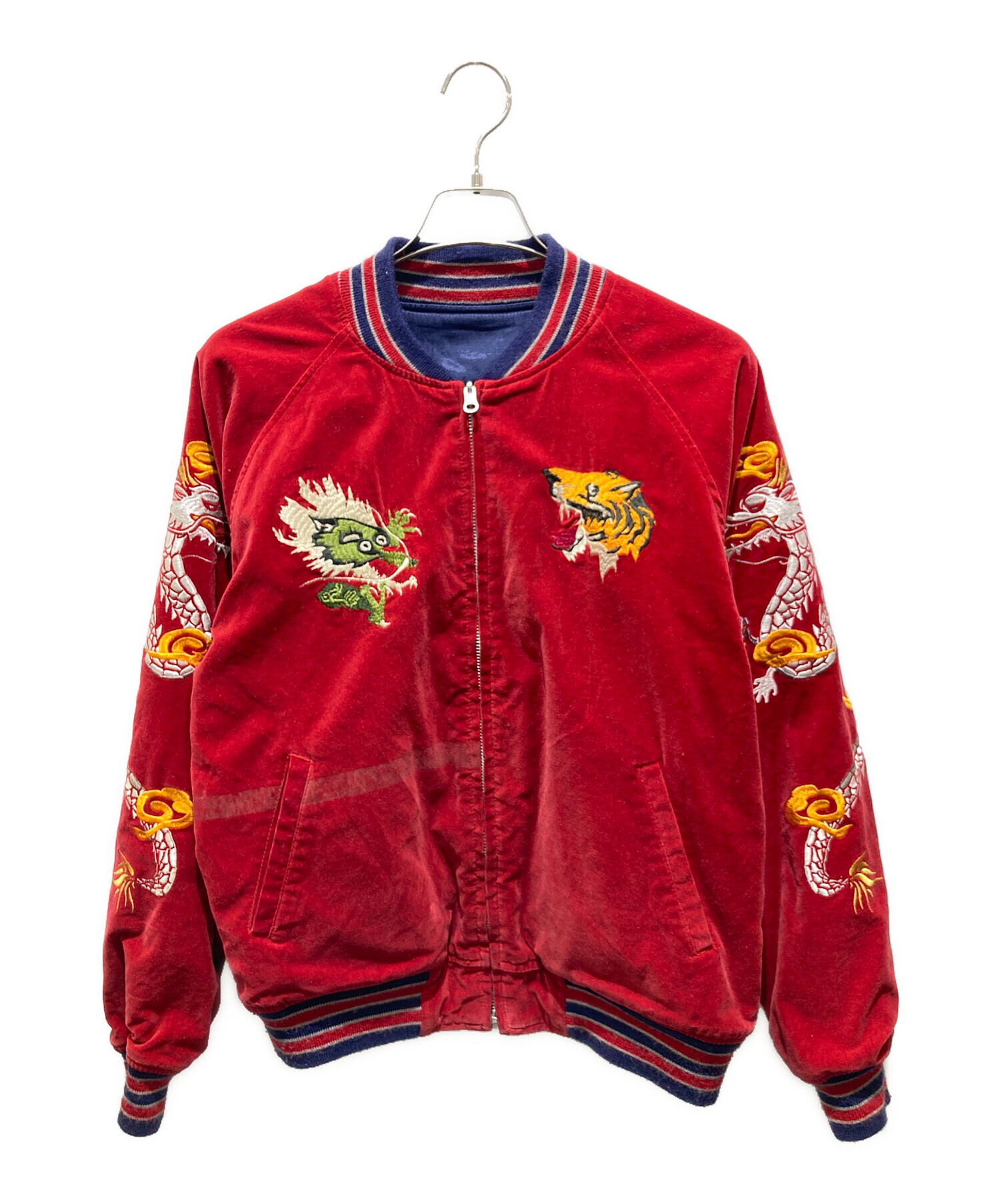 中古・古着通販】HOUSTON (ヒューストン) リバーシブルスカジャン