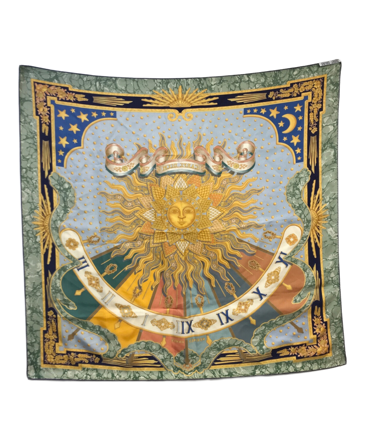 中古・古着通販】HERMES (エルメス) カレ90 CARPE DIEM(今日一日を