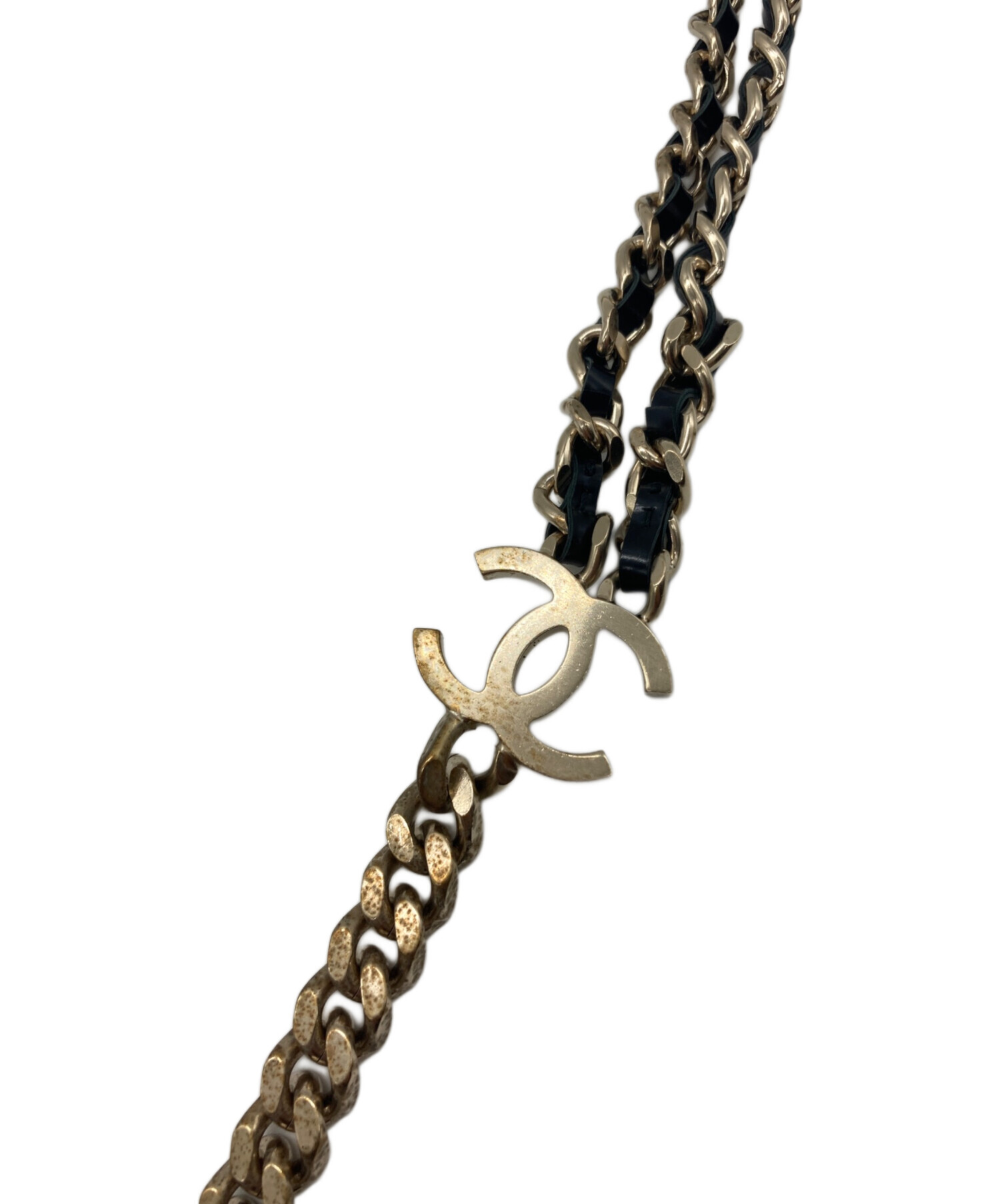 中古・古着通販】CHANEL (シャネル) ココマークチェーンベルト