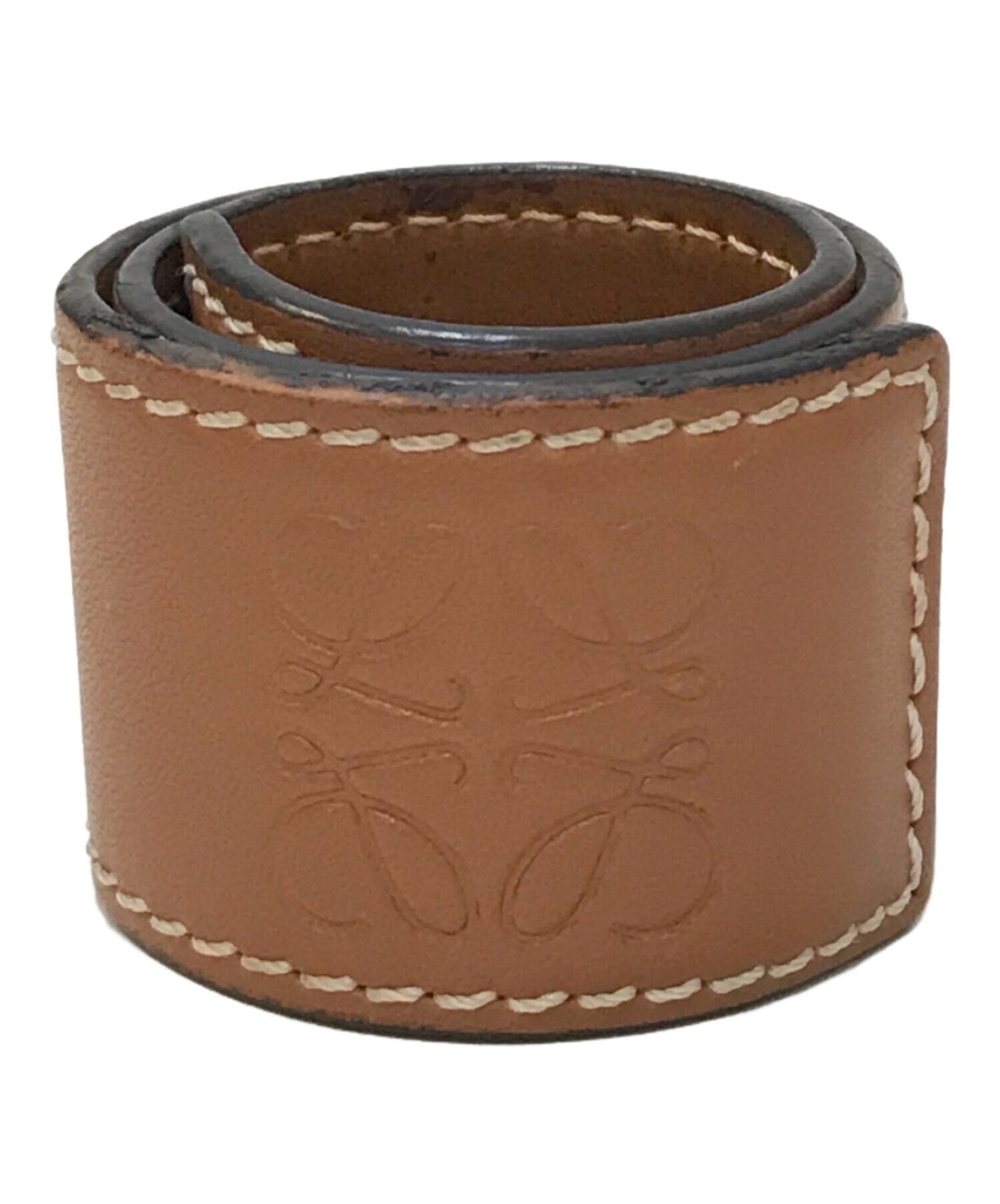 中古・古着通販】LOEWE (ロエベ) スラップ ブレスレット タン