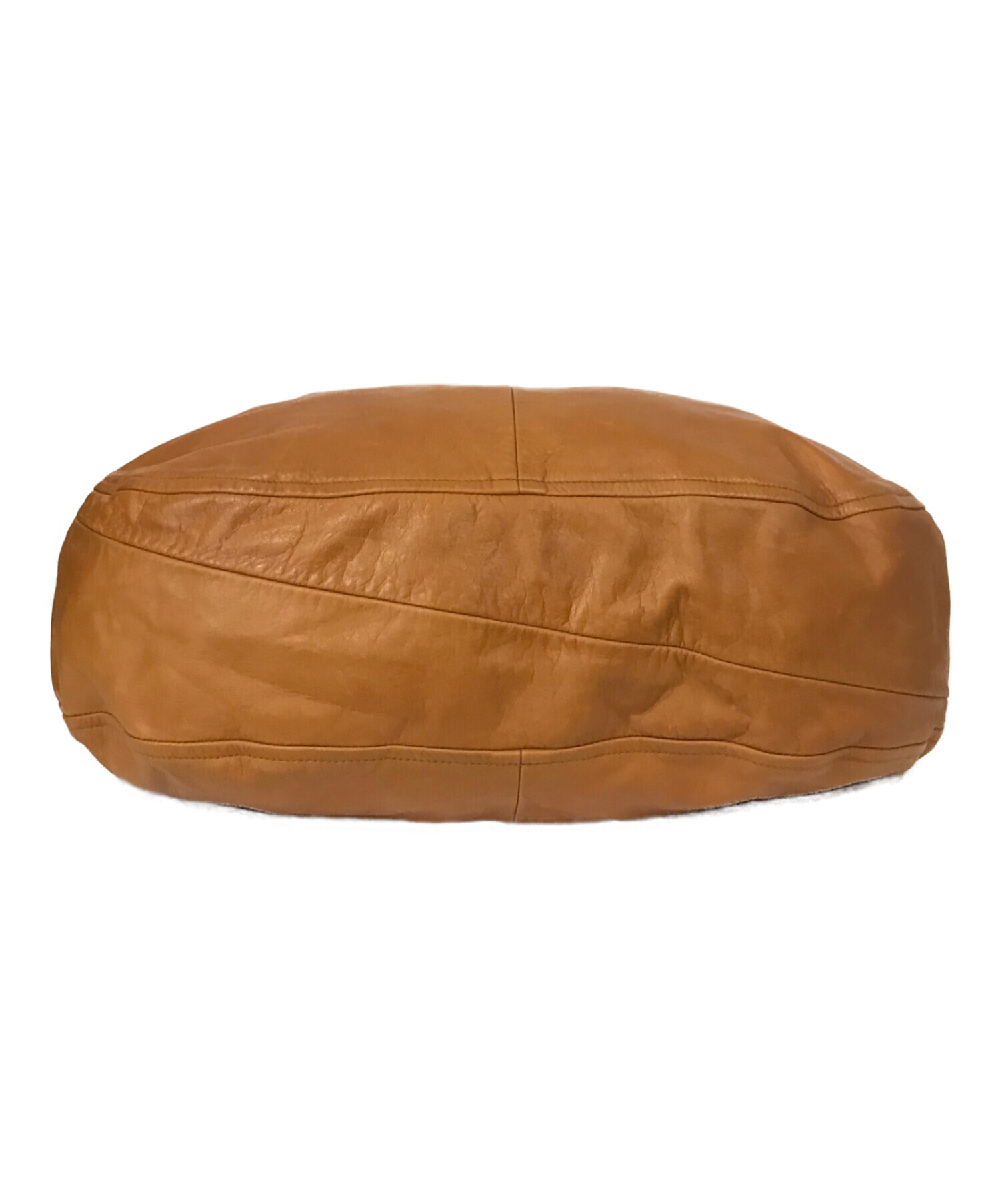 中古・古着通販】CCU (シーシーユー) レザーショルダーバッグ ブラウン