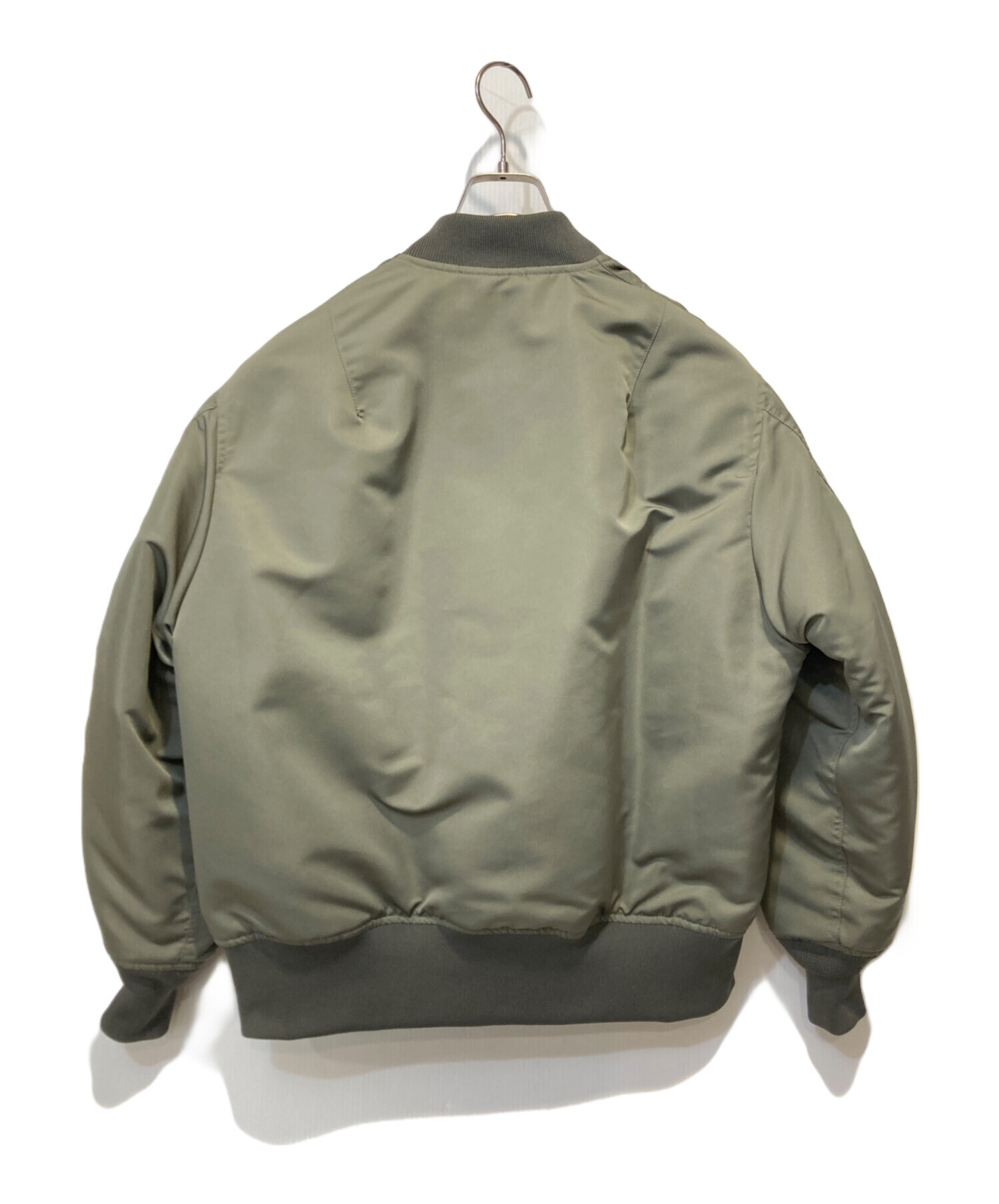 中古・古着通販】HYKE (ハイク) MA-1ジャケット カーキ サイズ:3