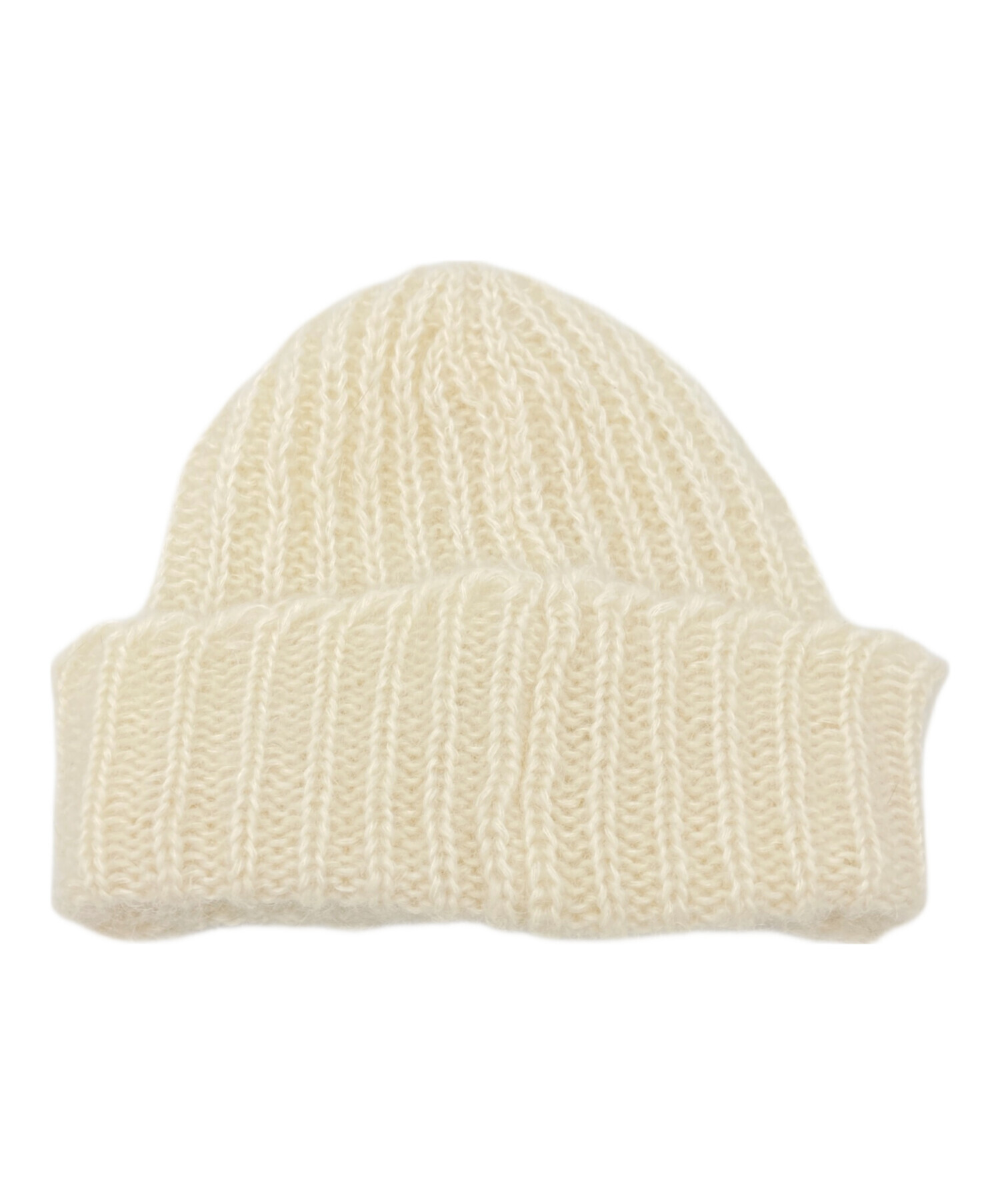 中古・古着通販】LOEWE (ロエベ) モヘアブレンドニット帽 ホワイト