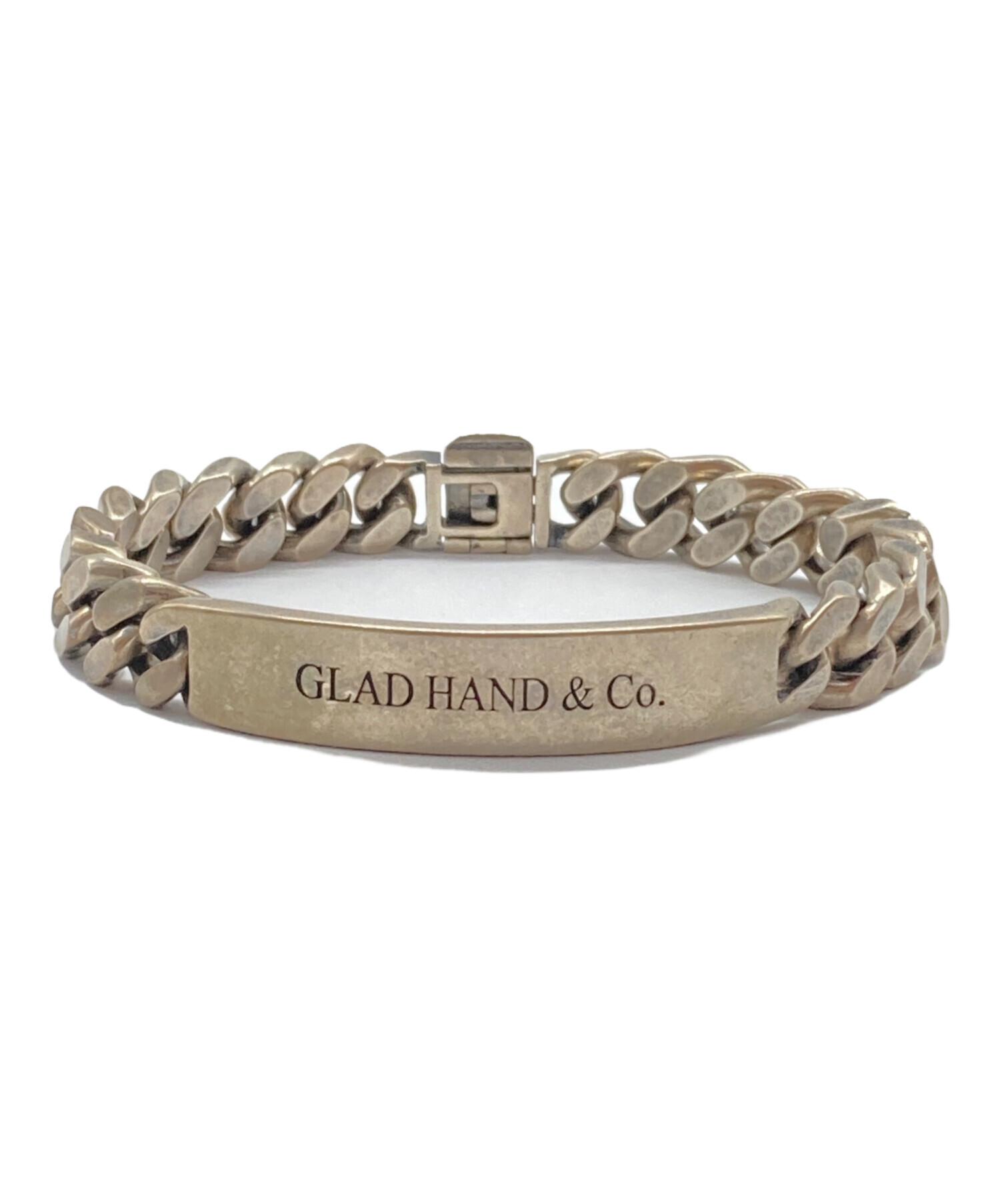 中古・古着通販】GLAD HAND (グラッドハンド) IDブレスレット シルバー